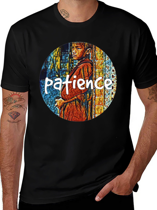 Patience Graphic T-Shirt - Artistic Design