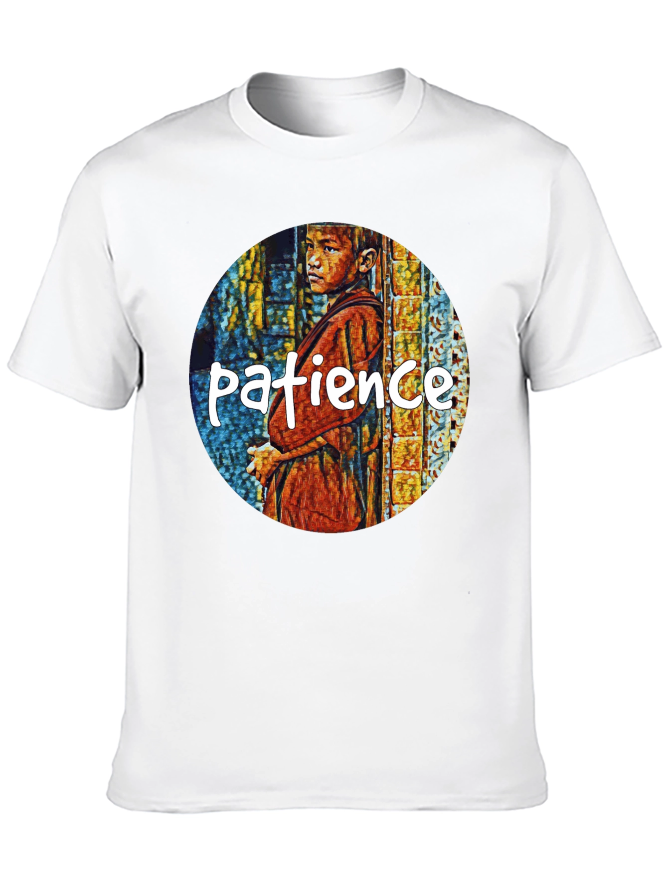 Patience Graphic T-Shirt - Artistic Design