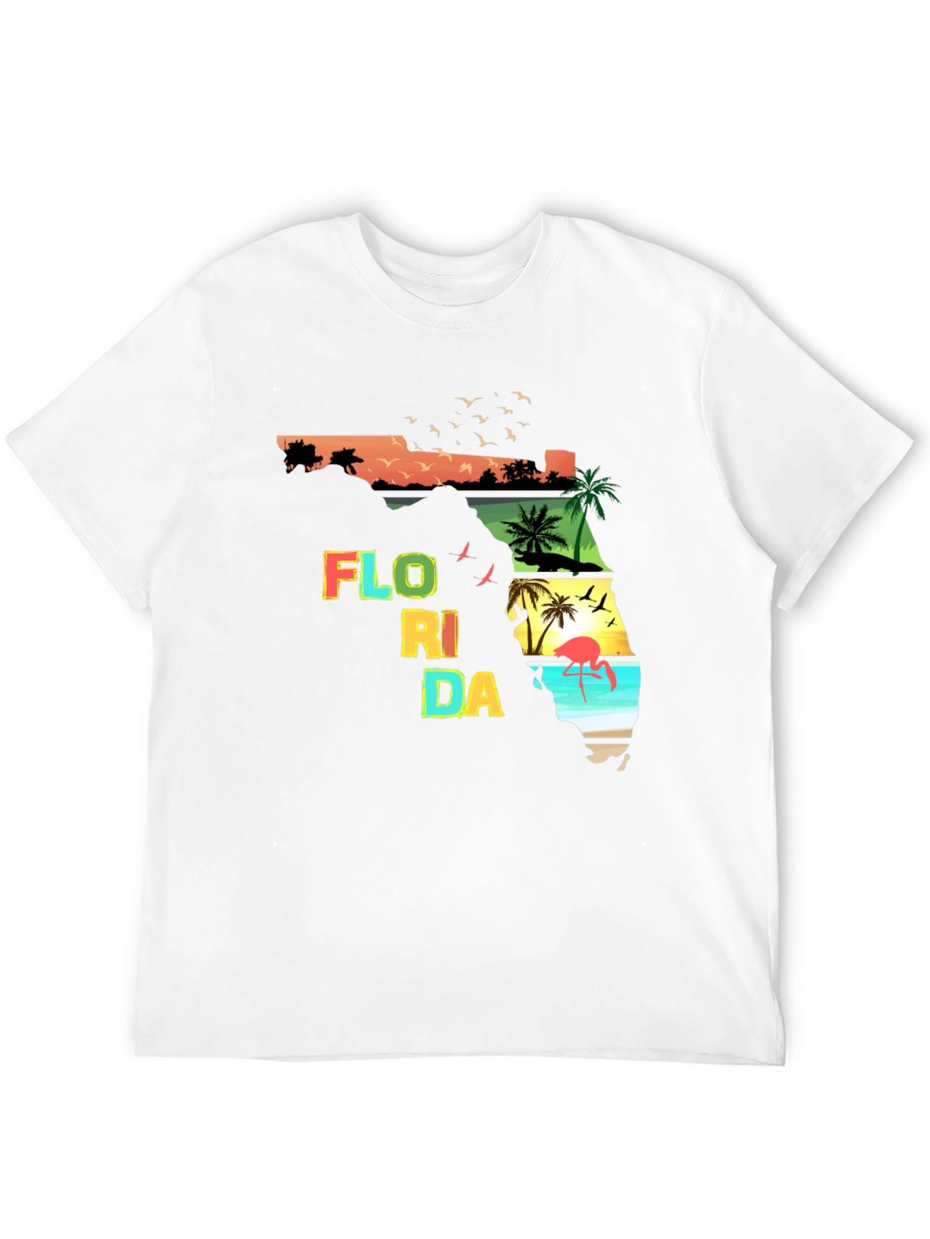 Florida State Graphic Print Mens T-Shirt