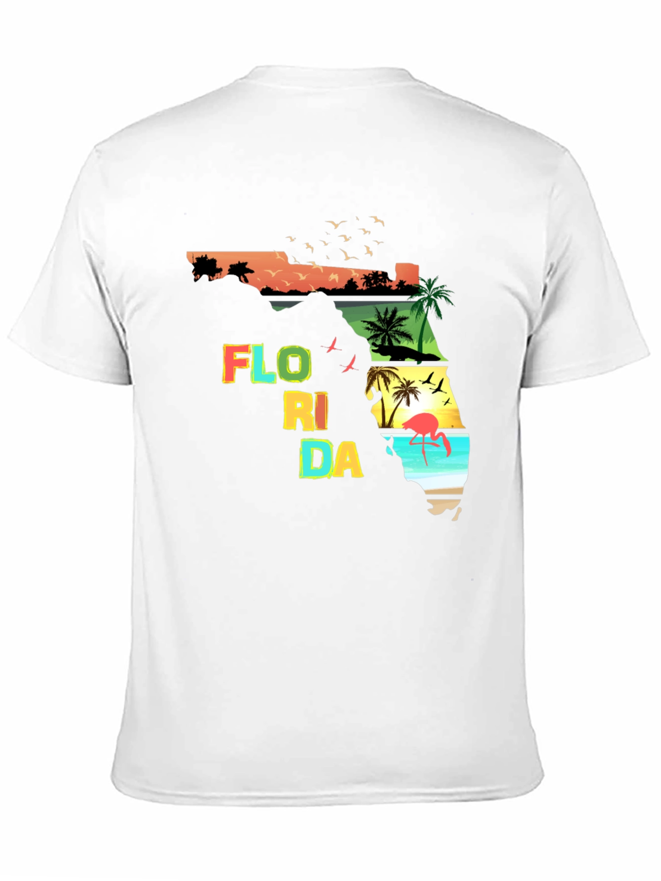 Florida State Graphic Print Mens T-Shirt