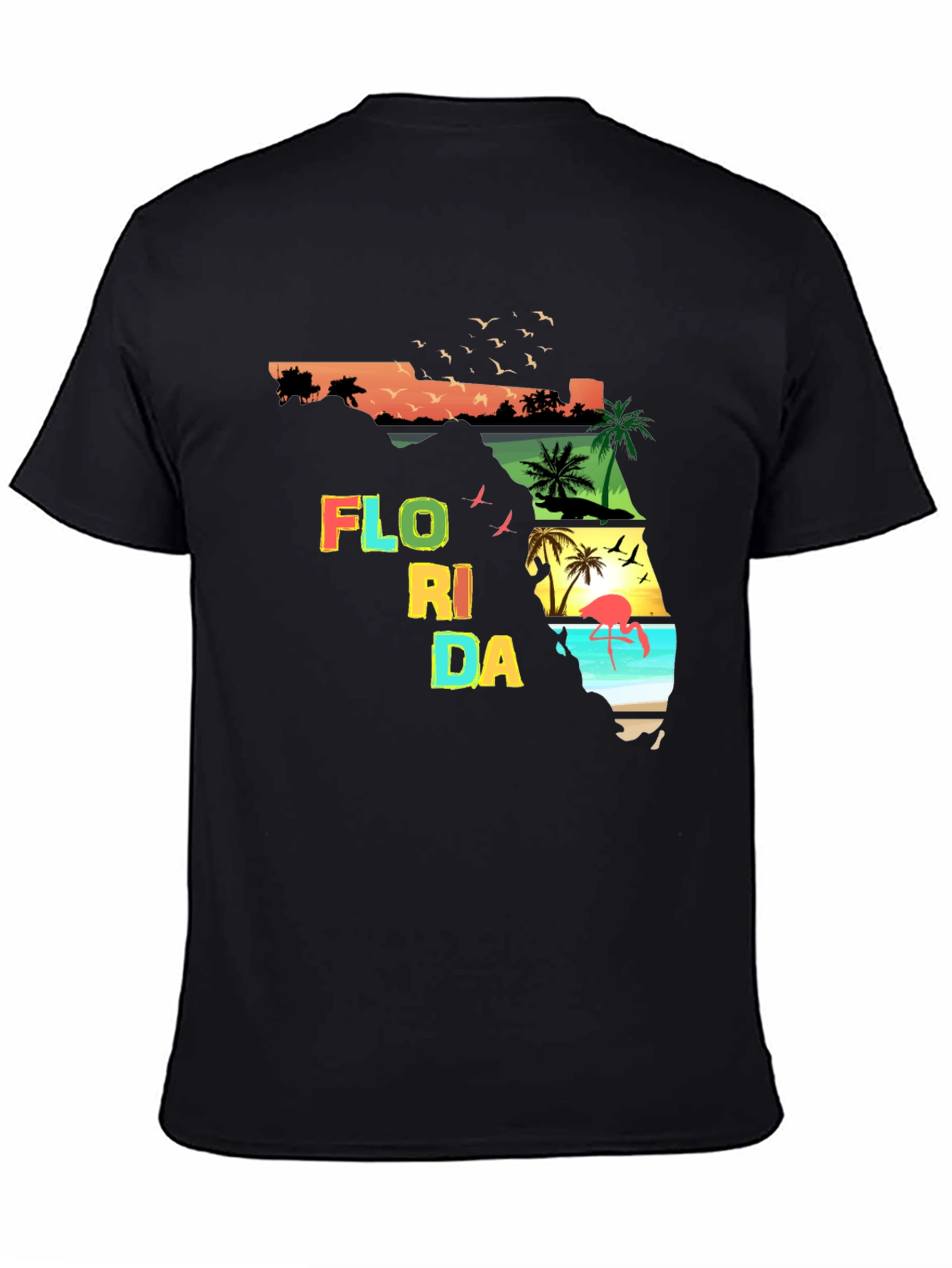 Florida State Graphic Print Mens T-Shirt