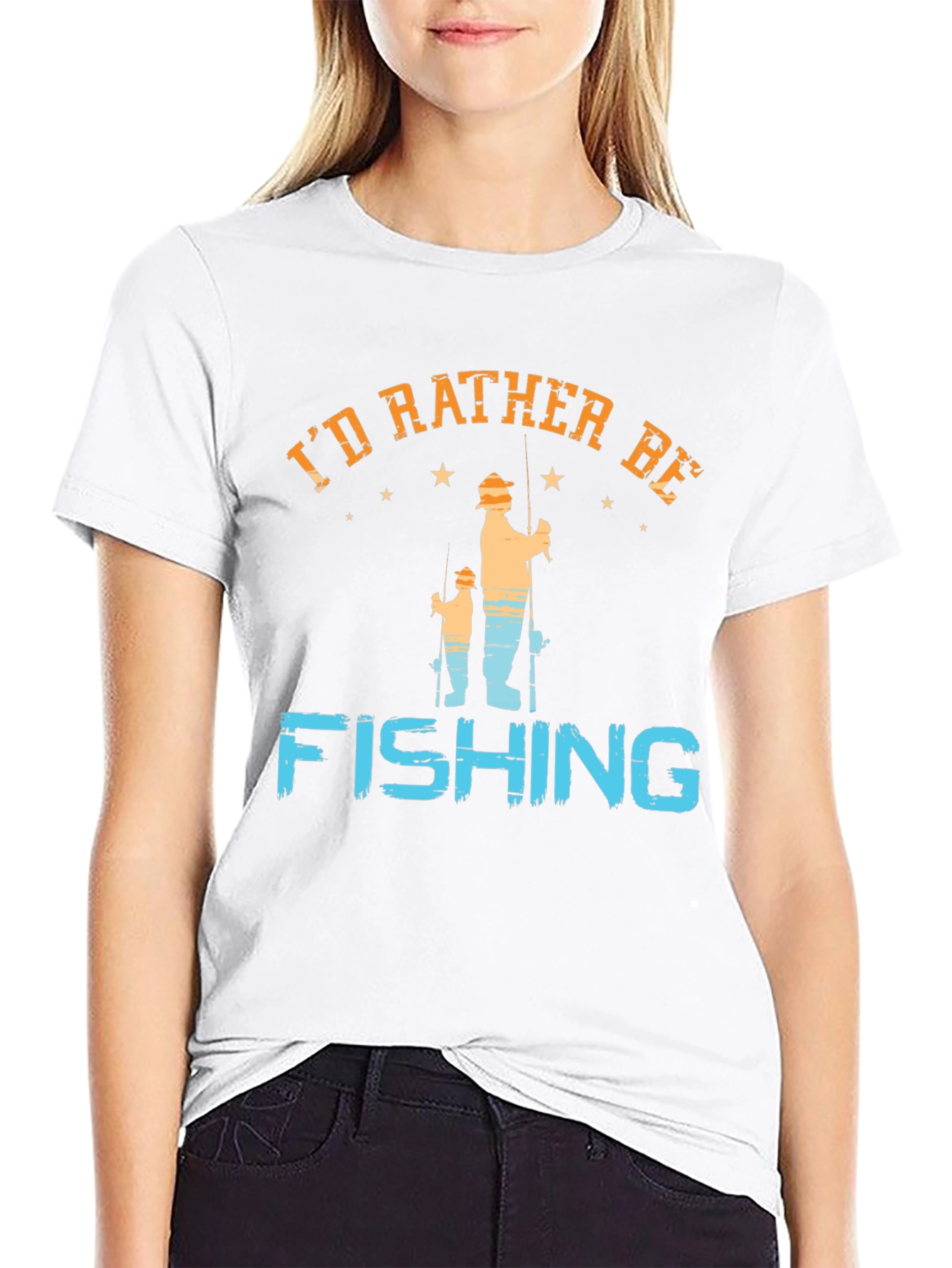 Id Rather Be Fishing Graphic Tee