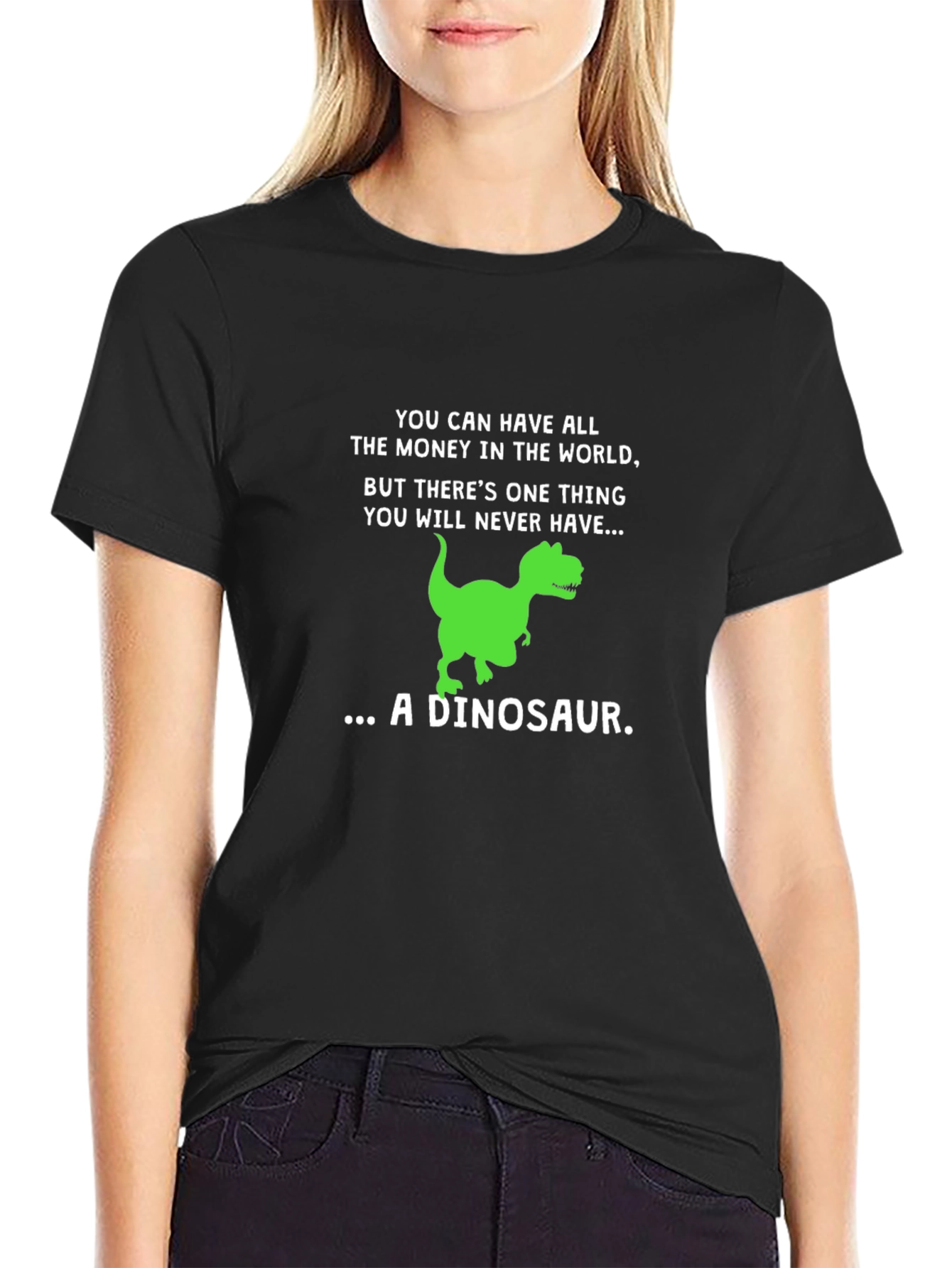 Dinosaur Graphic Tee - Humorous T-Rex T-Shirt