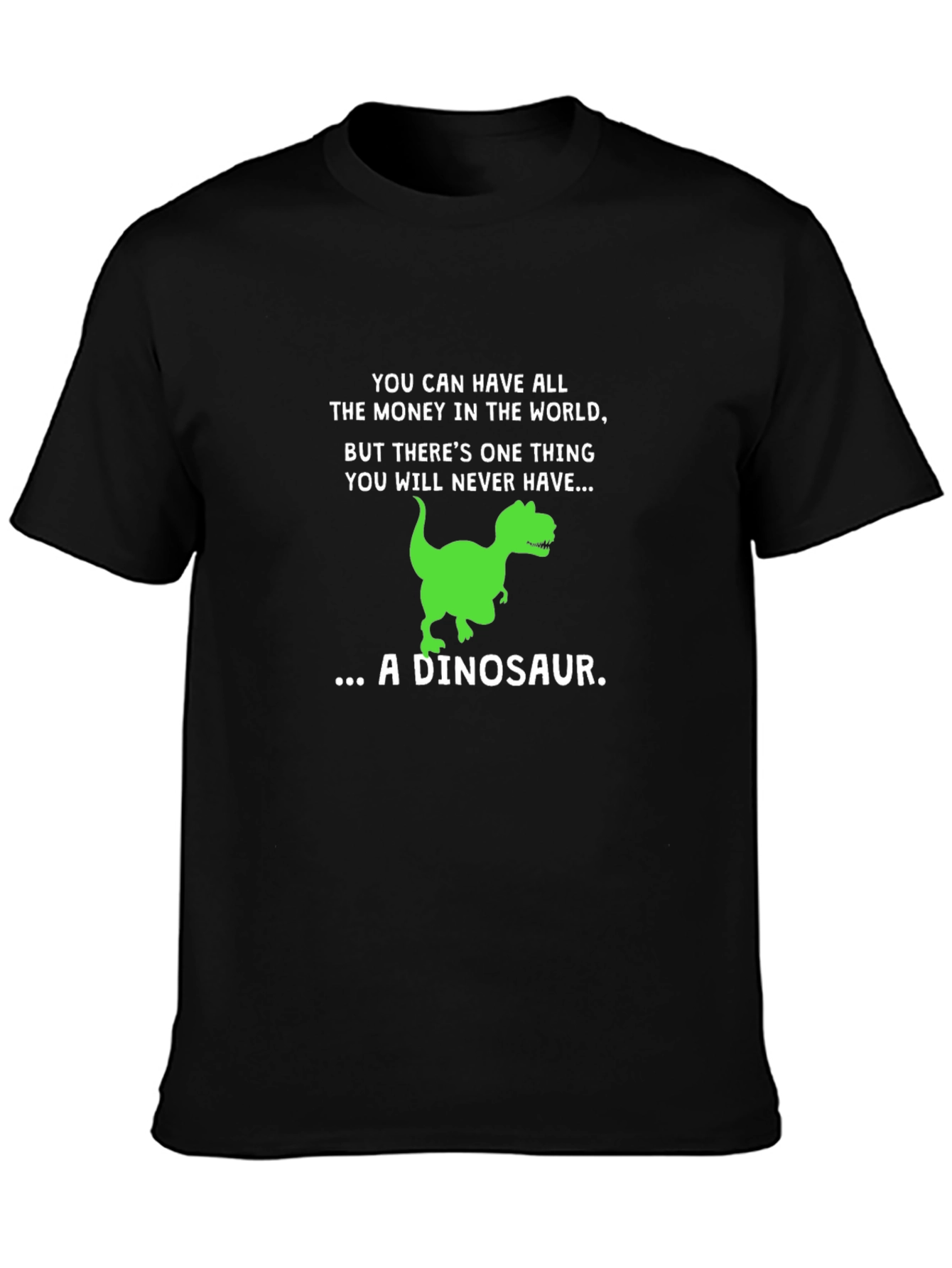 Dinosaur Graphic Tee - Humorous T-Rex T-Shirt