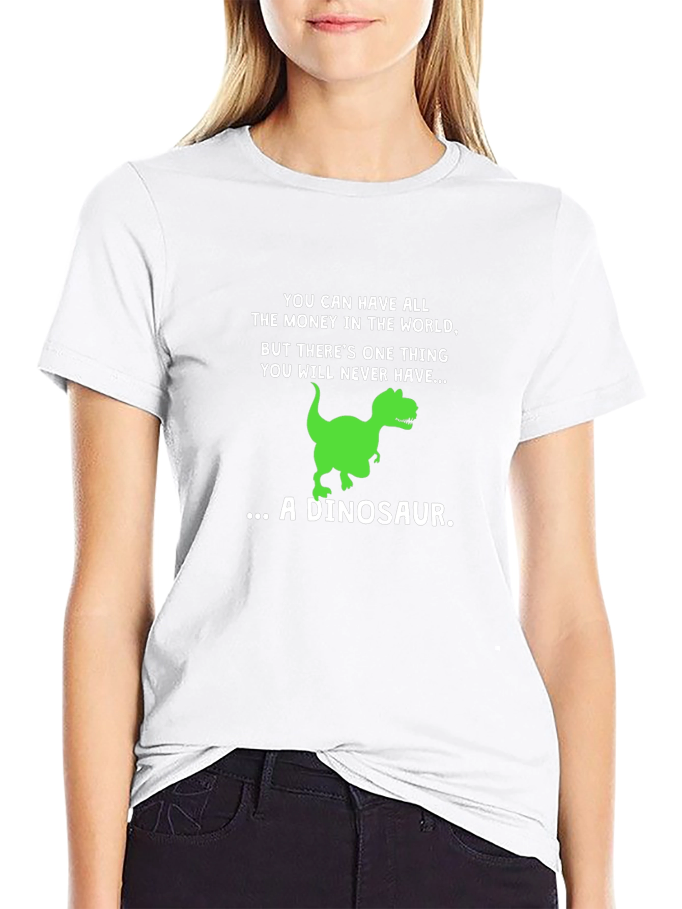 Dinosaur Graphic Tee - Humorous T-Rex T-Shirt
