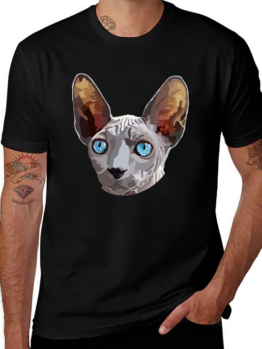Sphynx Cat Graphic T-Shirt - Unique Design Tee