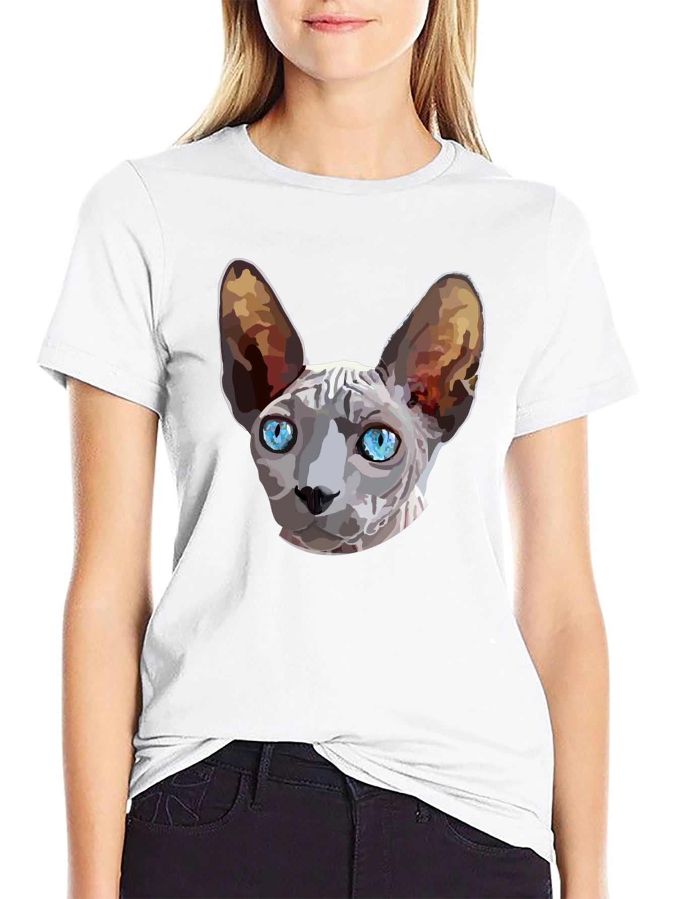 Sphynx Cat Graphic T-Shirt - Unique Design Tee