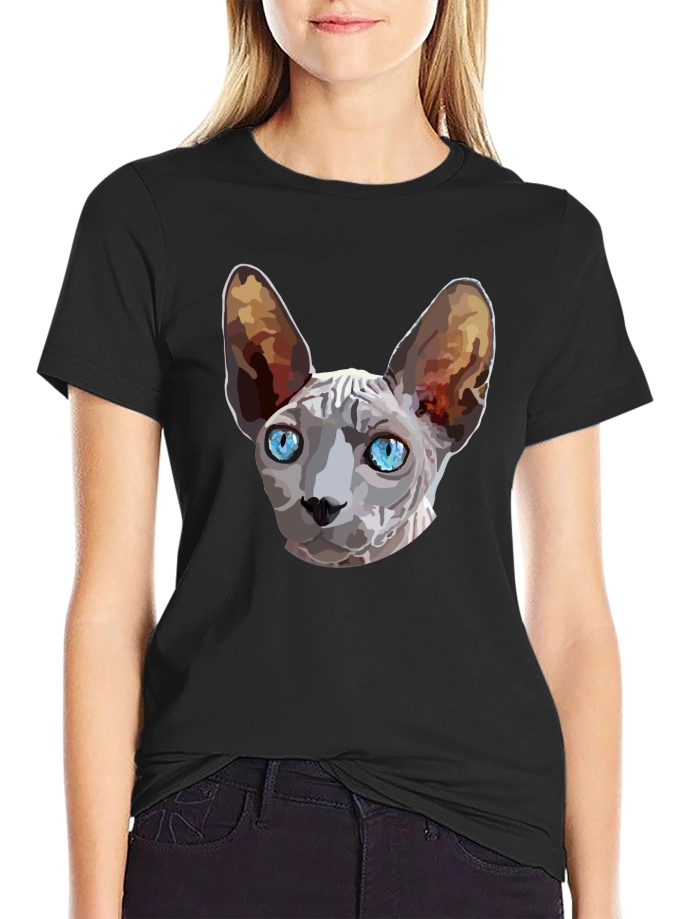 Sphynx Cat Graphic T-Shirt - Unique Design Tee