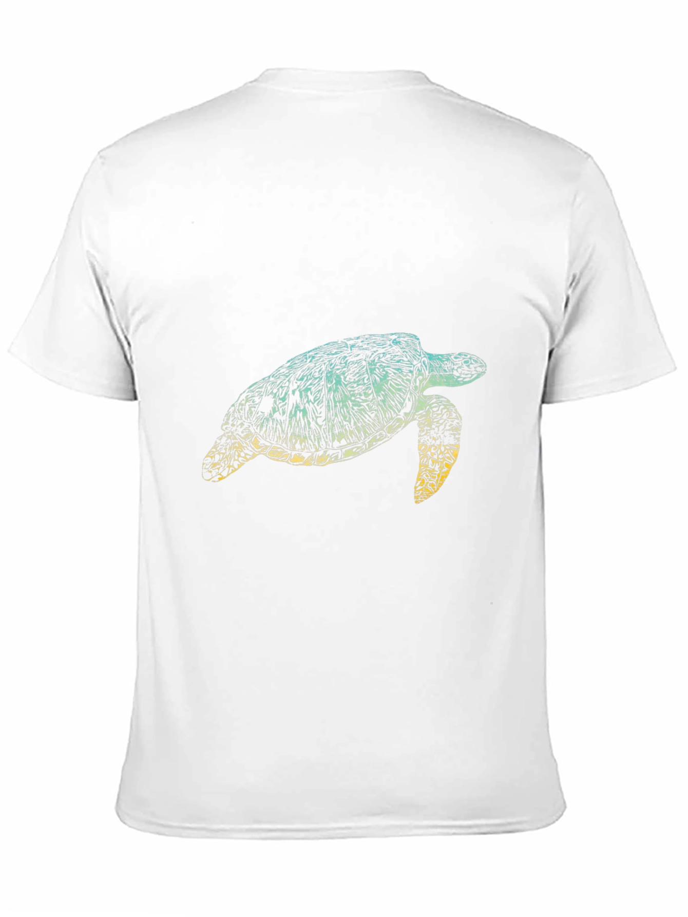 Turtle Graphic Tee - Black Cotton T-Shirt