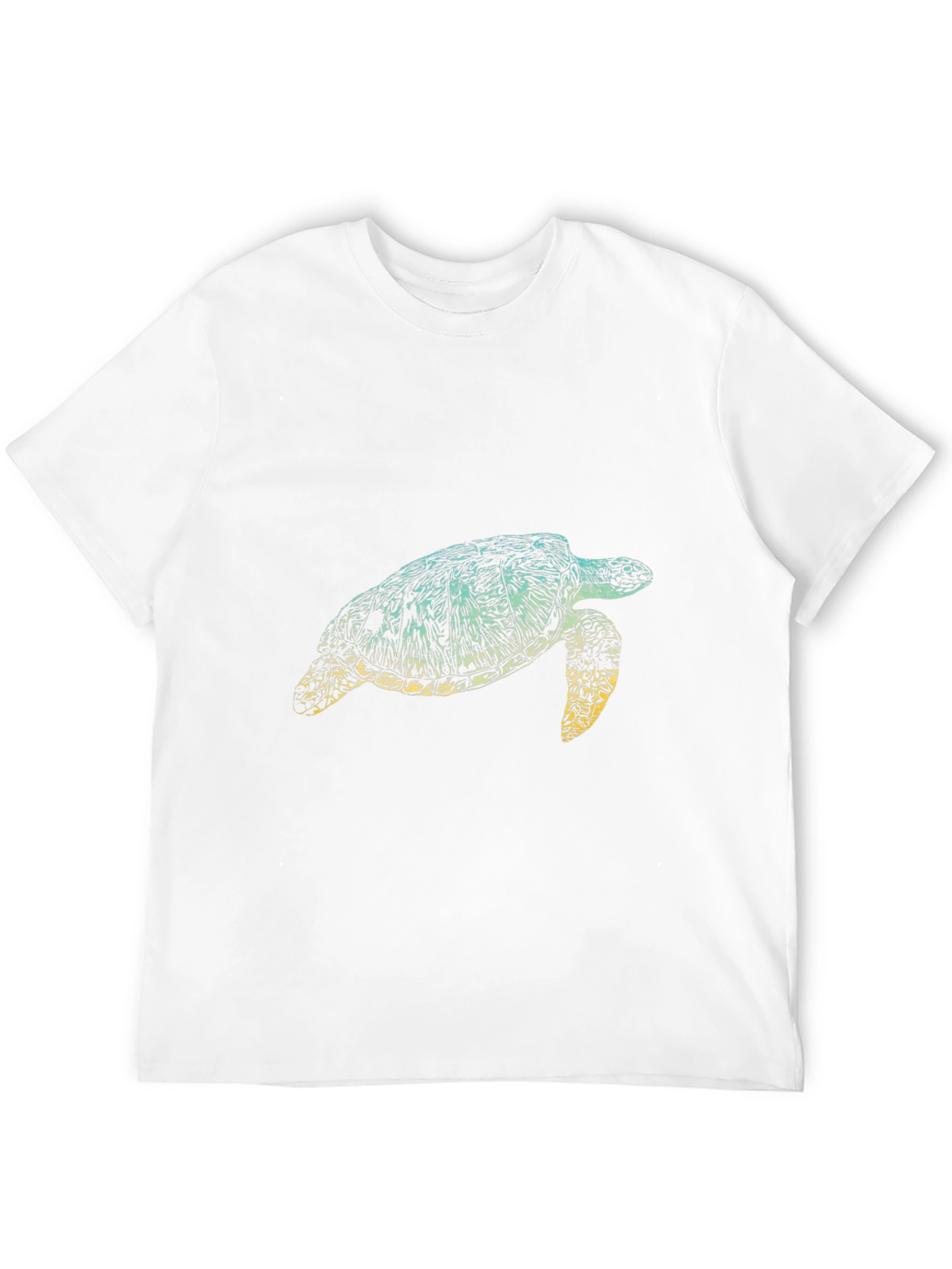 Turtle Graphic Tee - Black Cotton T-Shirt