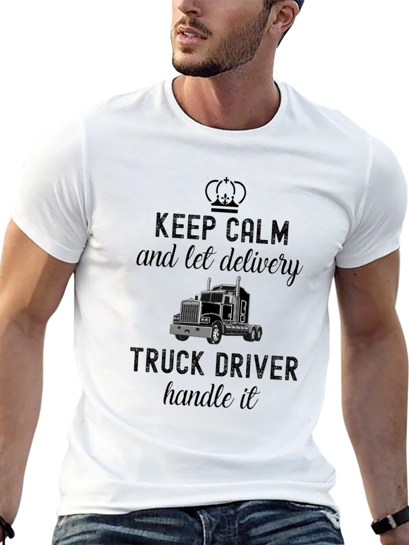 Keep Calm Delivery Truck Driver T-Shirt