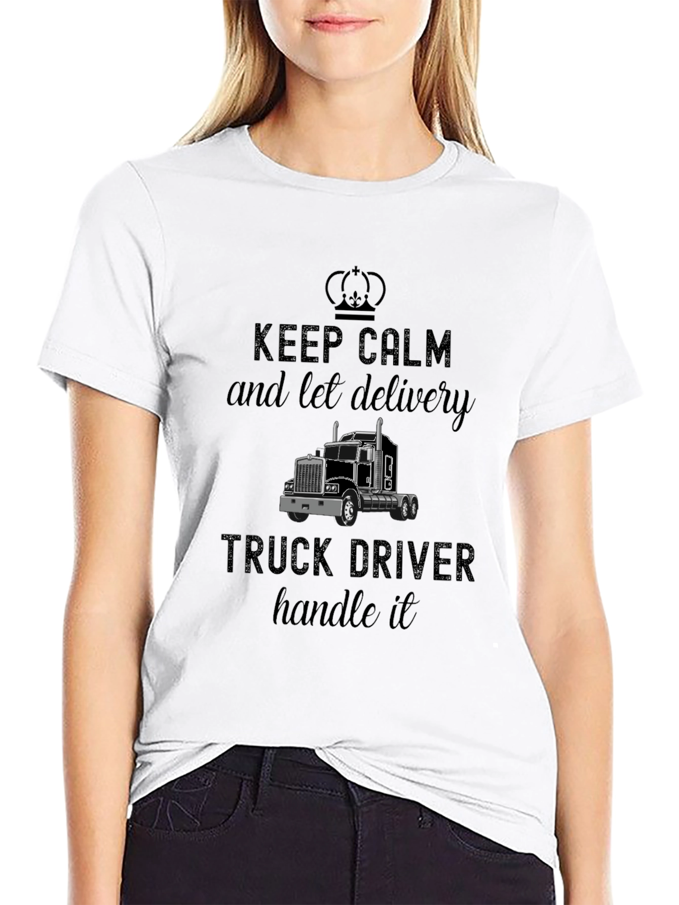 Keep Calm Delivery Truck Driver T-Shirt