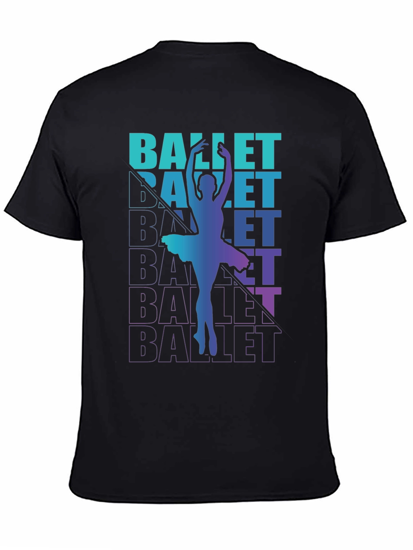 Ballet Dancer Graphic Tee - Black T-Shirt