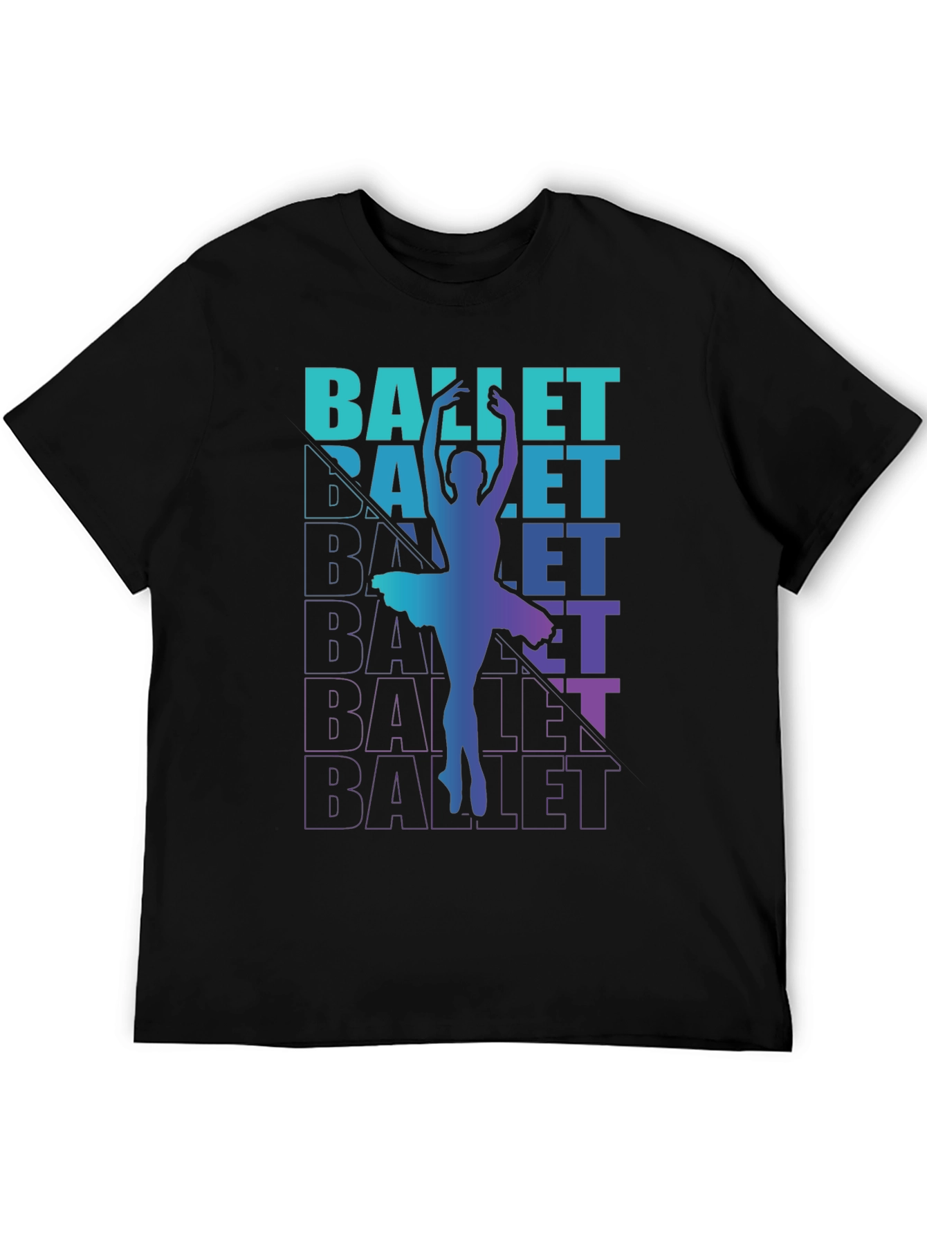 Ballet Dancer Graphic Tee - Black T-Shirt
