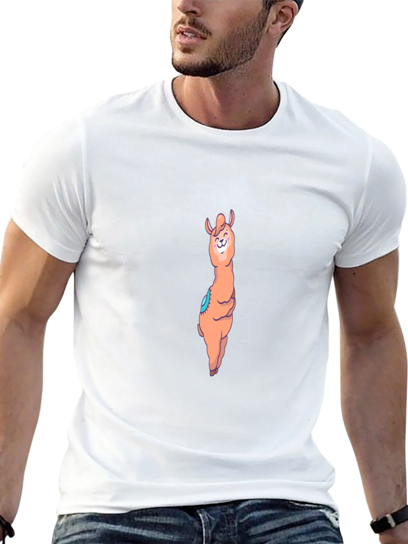 Llama Graphic Tee - Casual Comfort