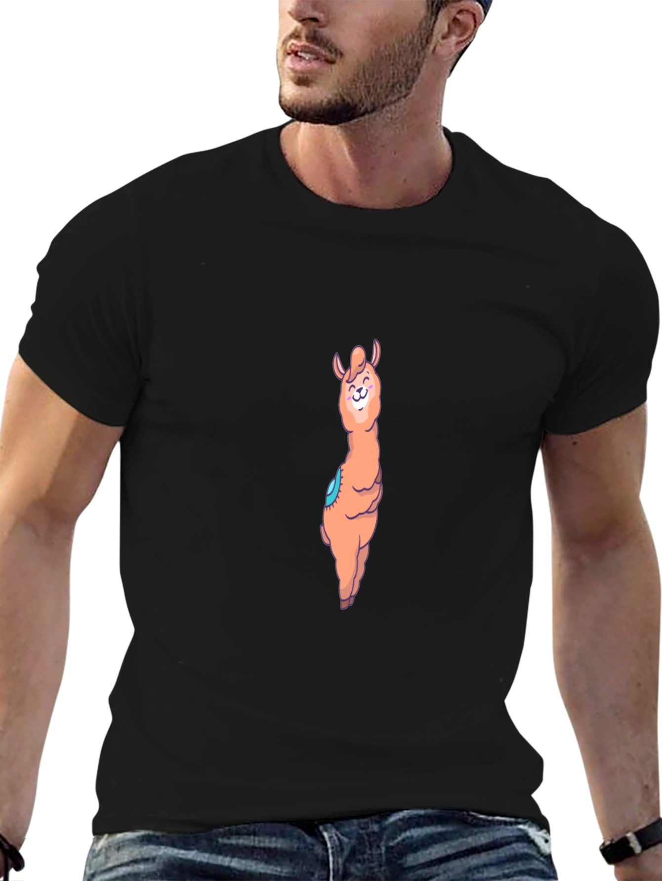 Llama Graphic Tee - Casual Comfort