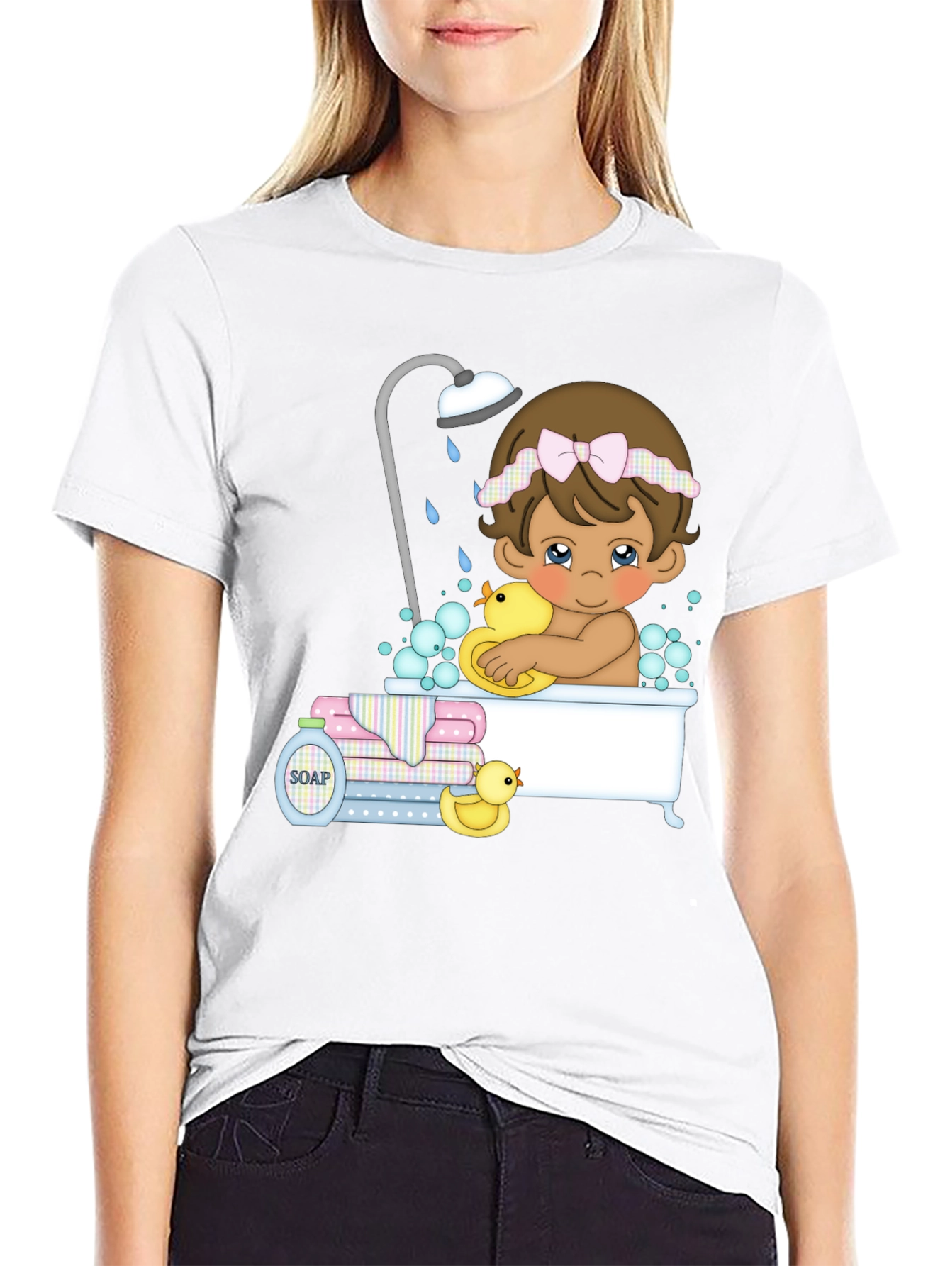 Cute Baby Bath T-Shirt