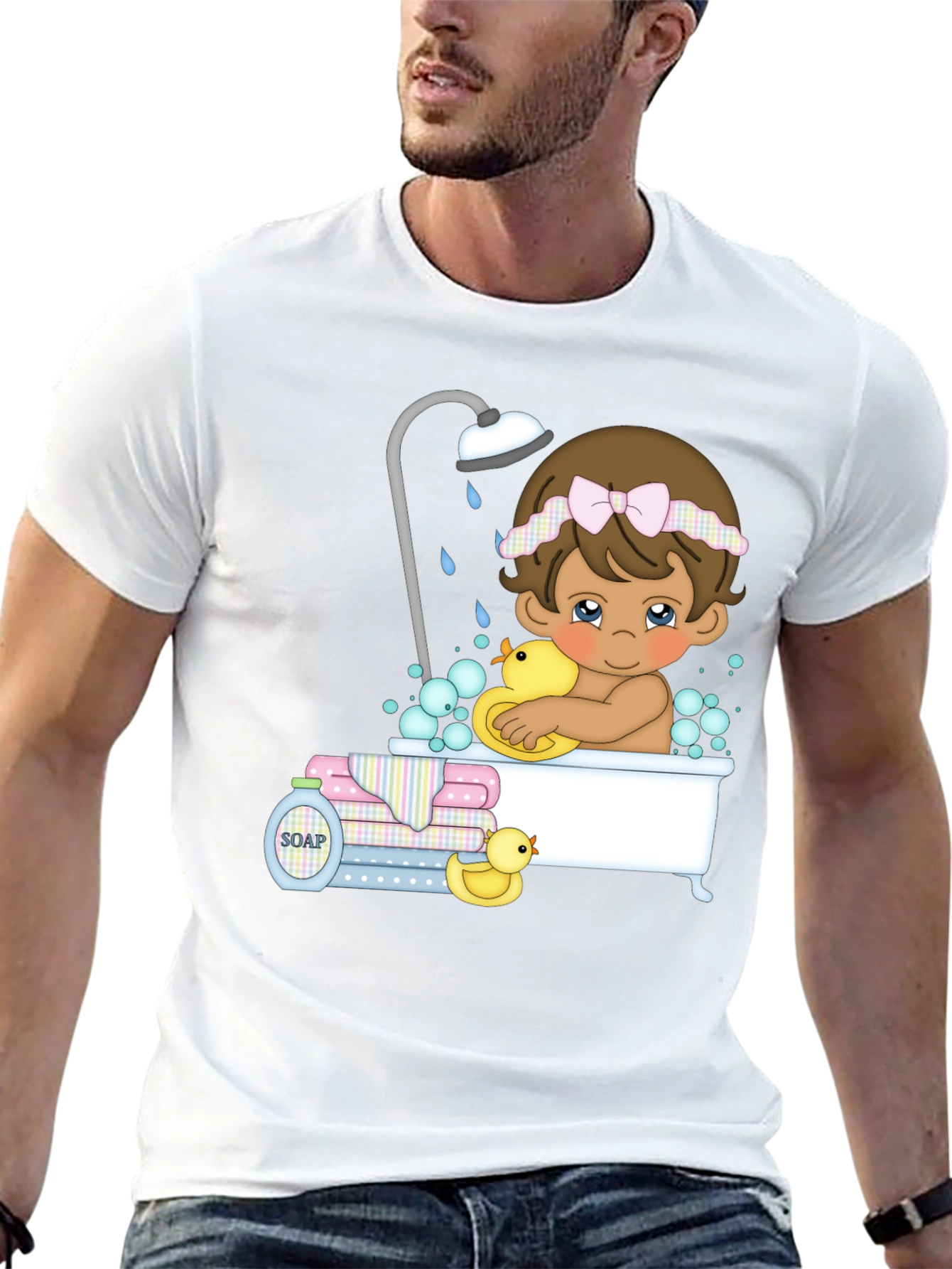 Cute Baby Bath T-Shirt