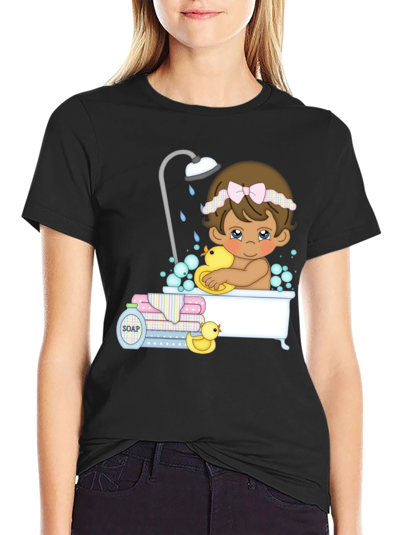 Cute Baby Bath T-Shirt