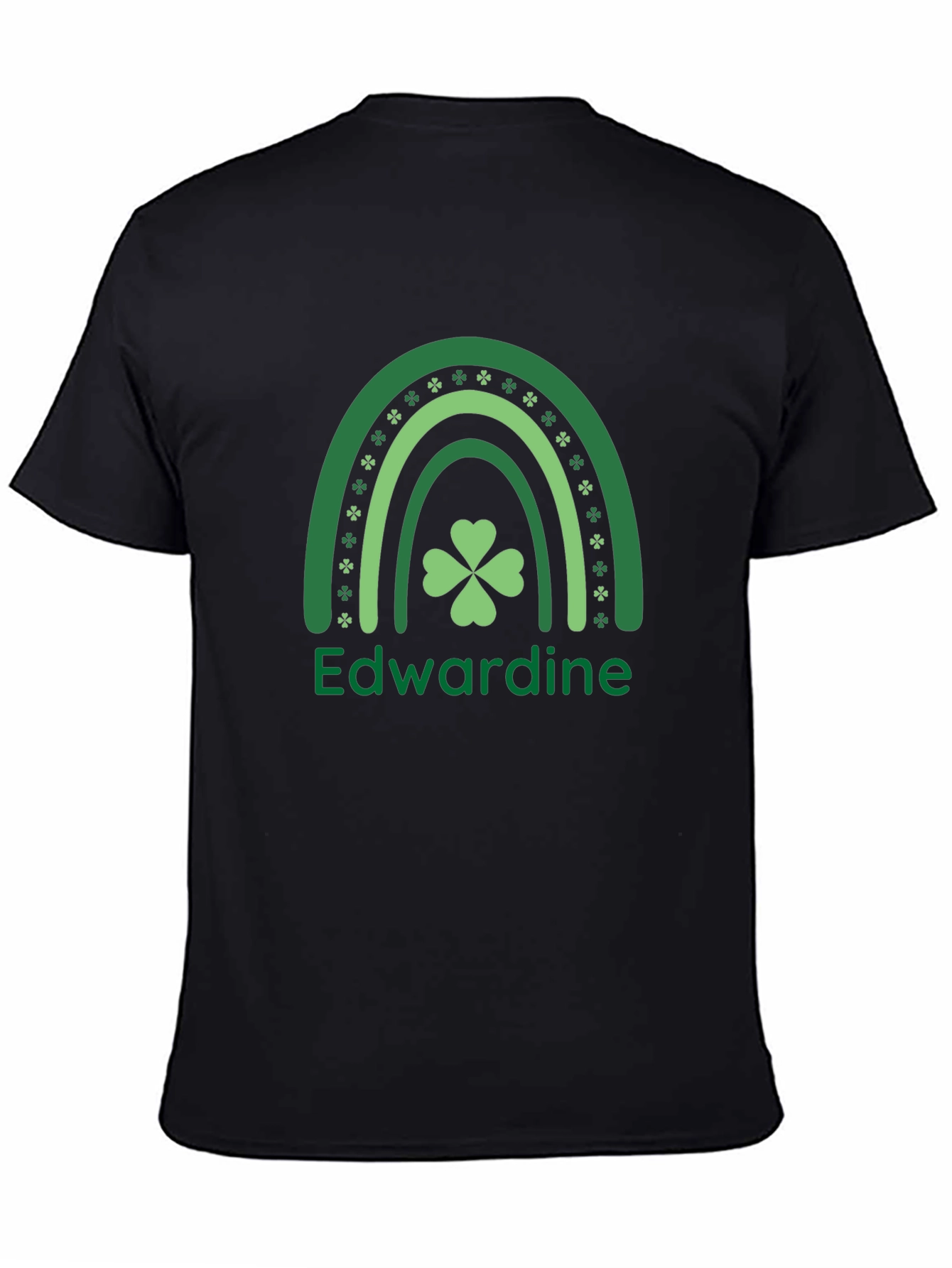 Edwardine St. Patricks Day Rainbow Clover Shirt