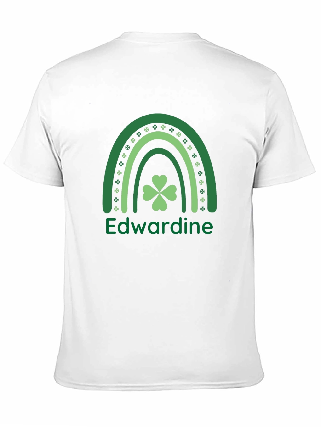 Edwardine St. Patricks Day Rainbow Clover Shirt