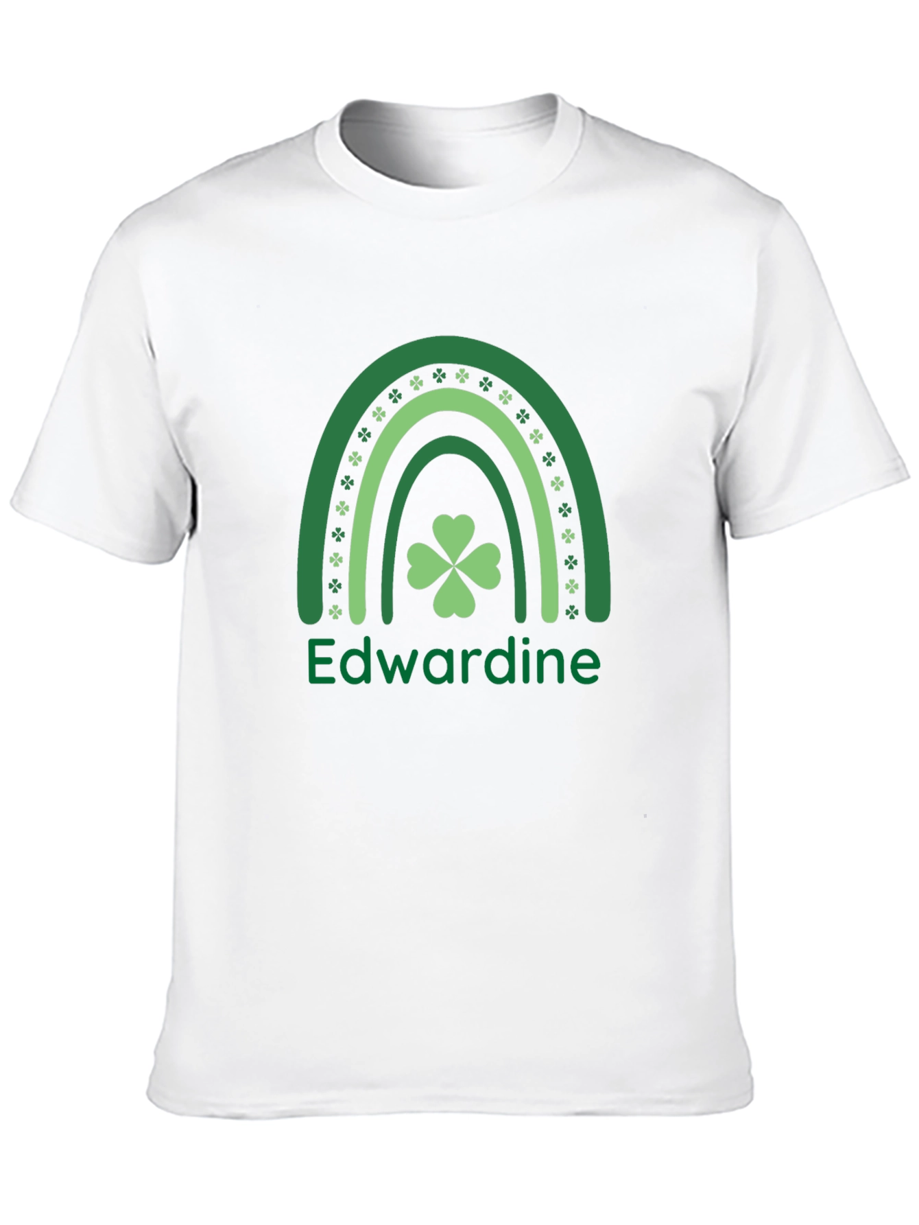 Edwardine St. Patricks Day Rainbow Clover Shirt