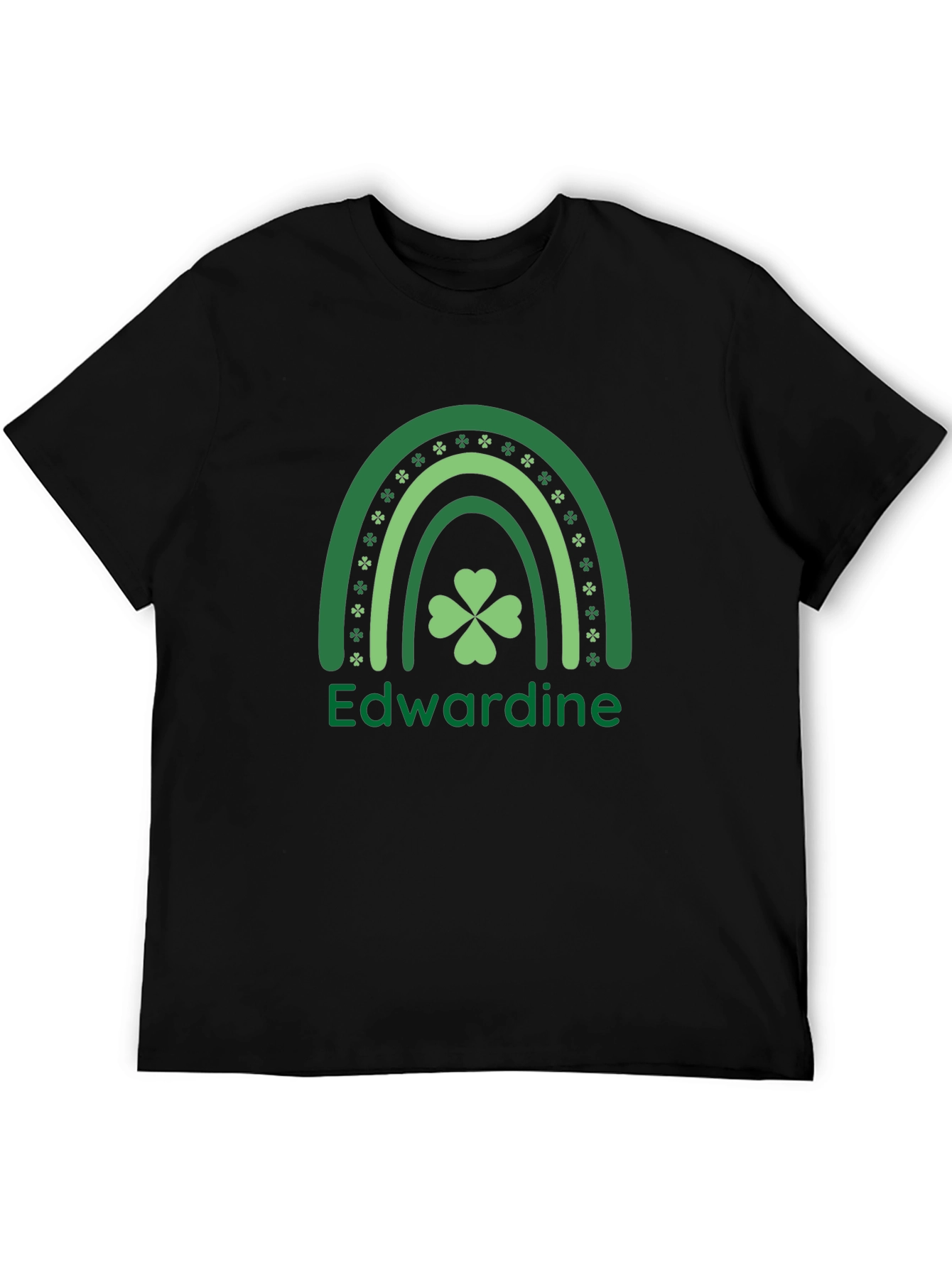 Edwardine St. Patricks Day Rainbow Clover Shirt