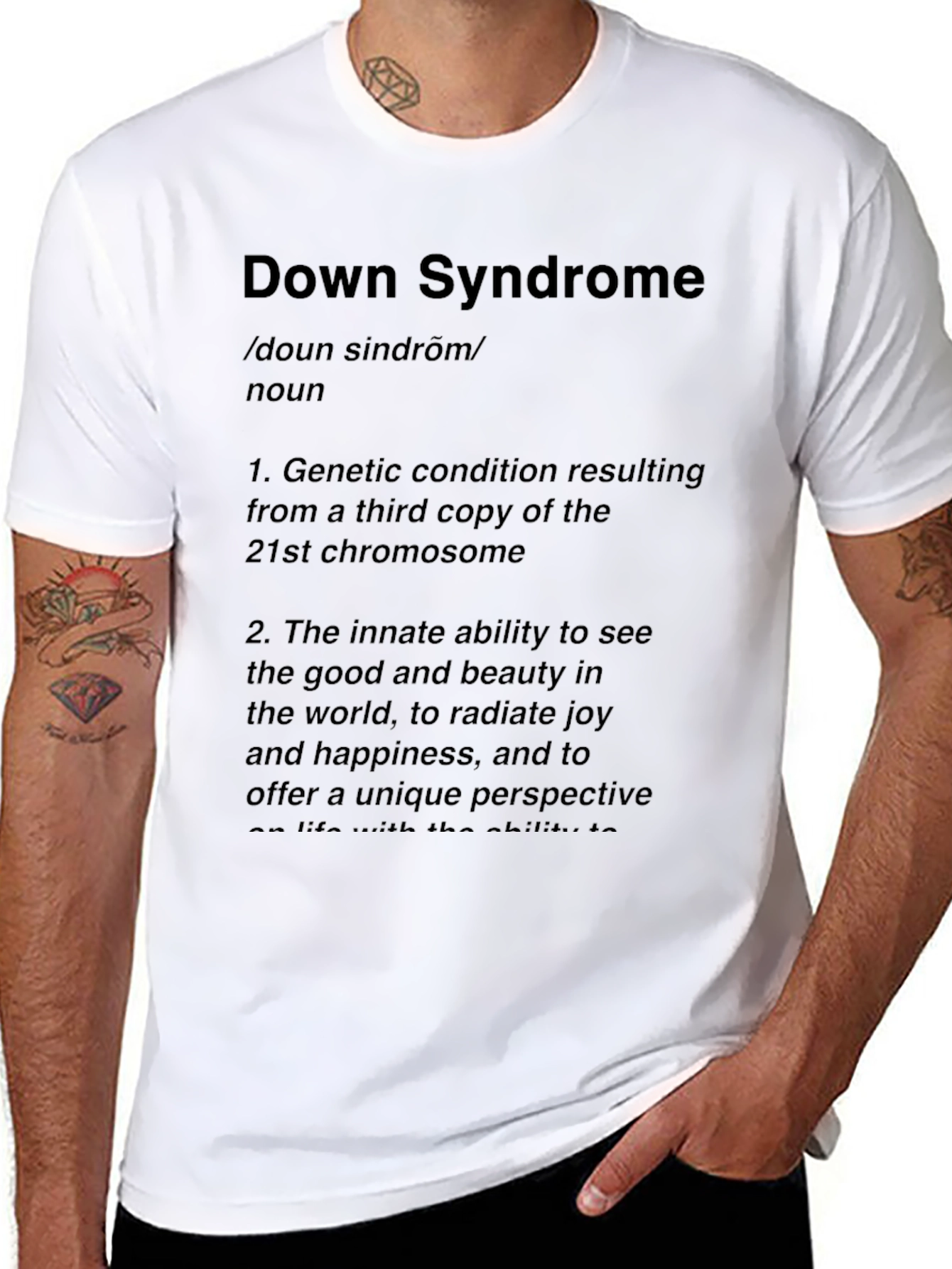 Down Syndrome Definition Graphic T-Shirt