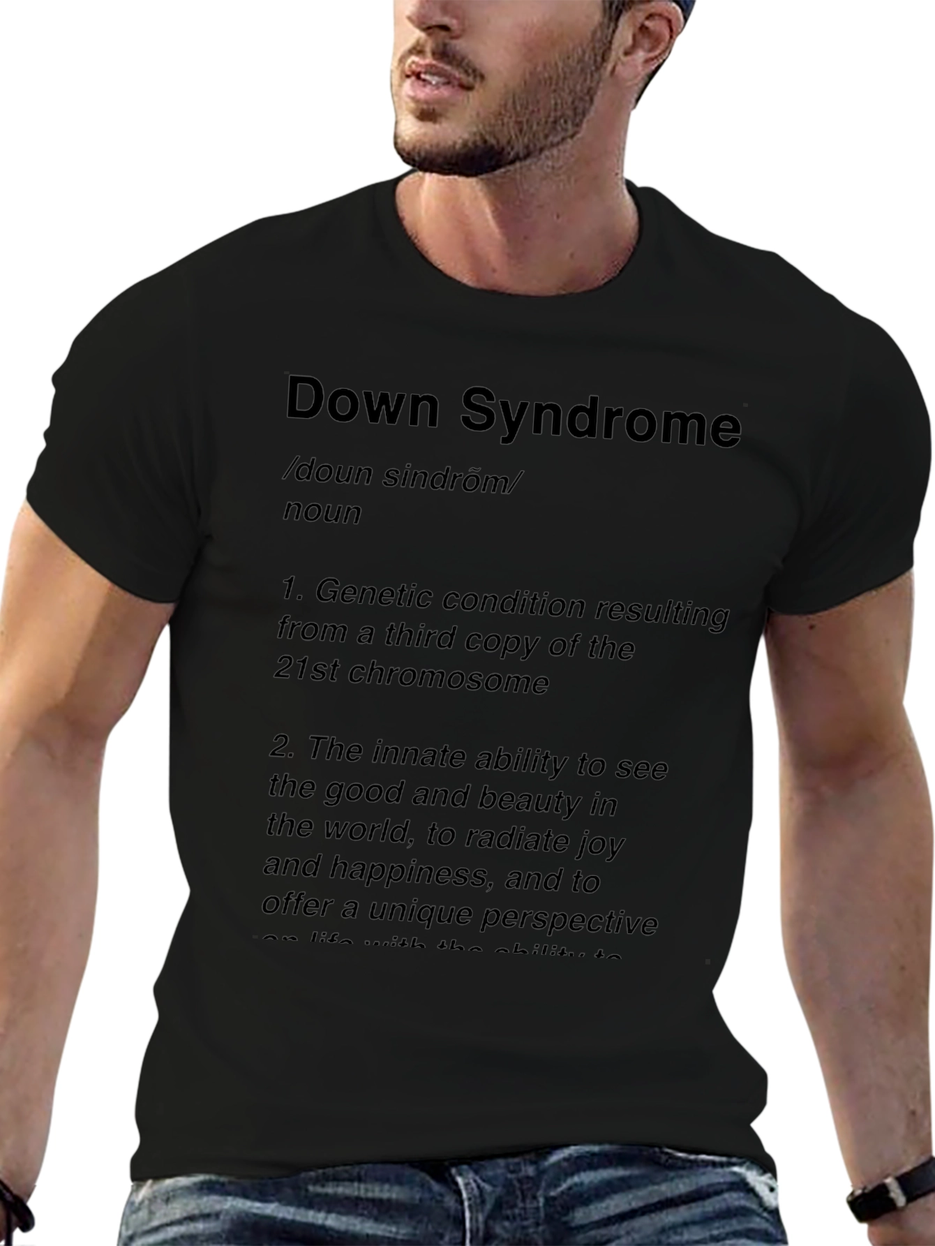 Down Syndrome Definition Graphic T-Shirt