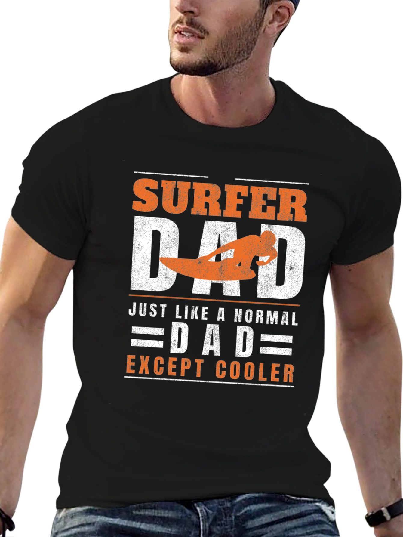 Surfer Dad Graphic Tee - Cool Fathers Day Gift