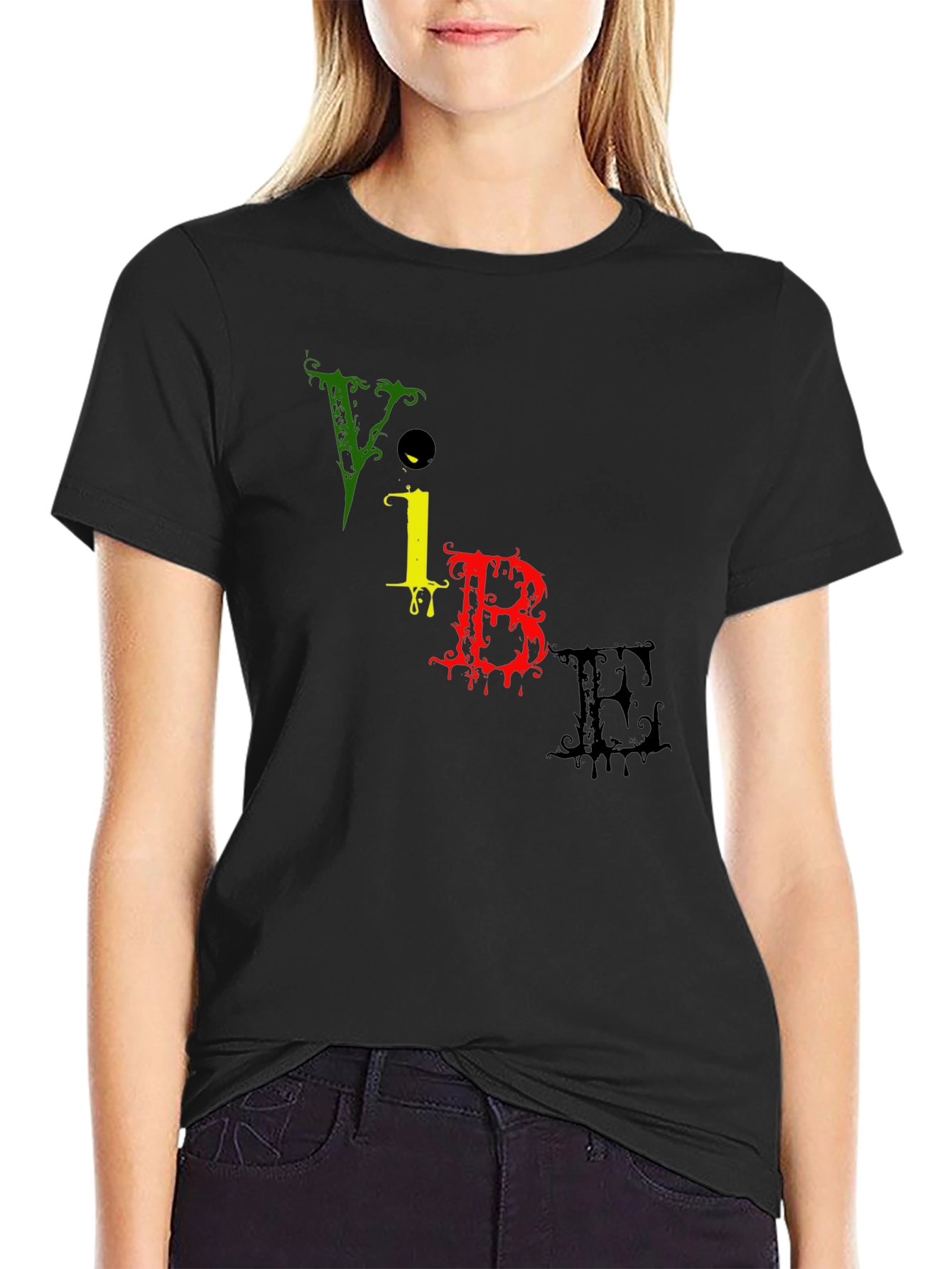Vibe Graphic Tee - Black
