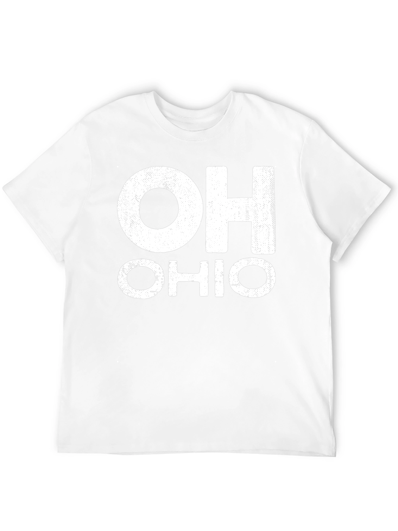 OH Ohio Graphic Tee - Black Cotton T-Shirt