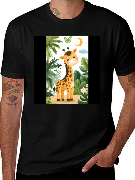 Cute Giraffe Graphic Tee - Unisex