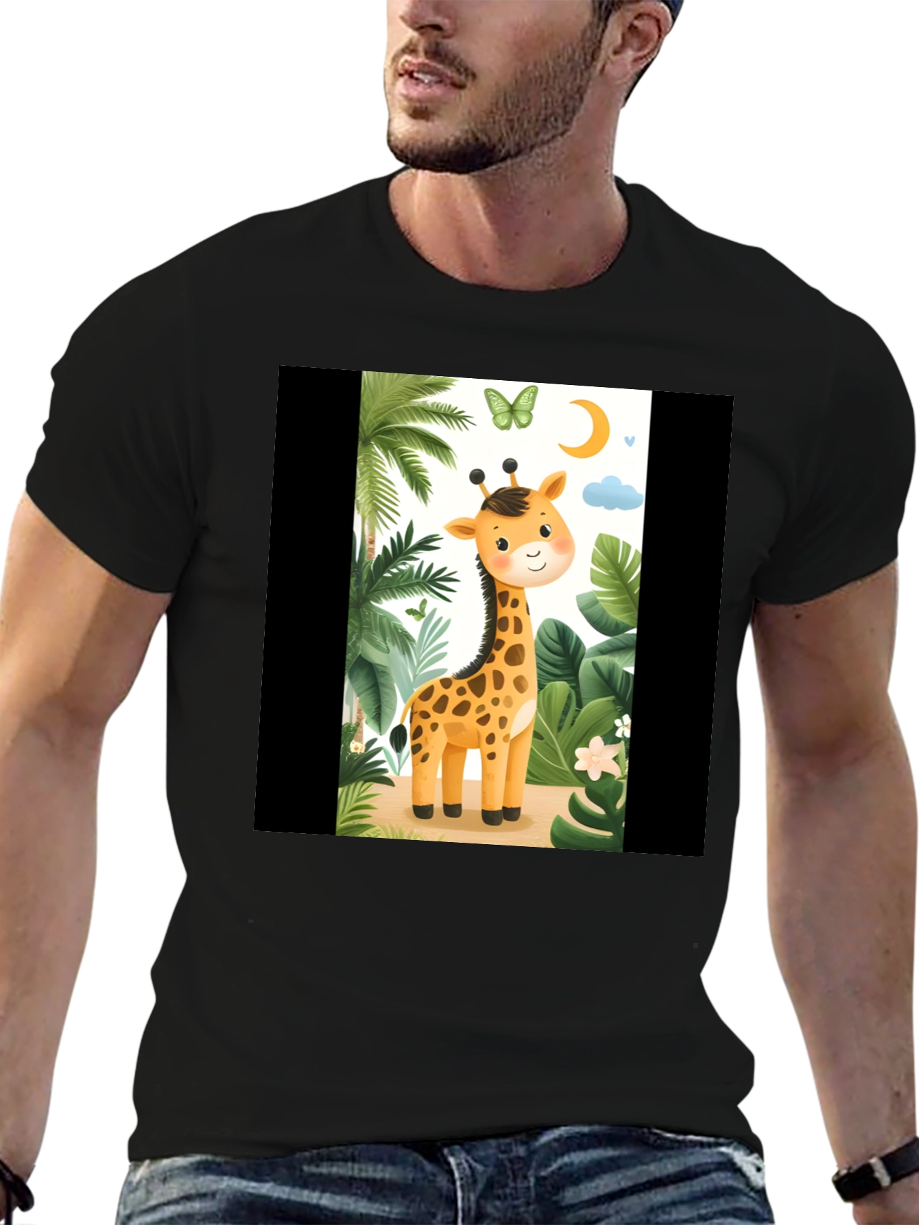 Cute Giraffe Graphic Tee - Unisex