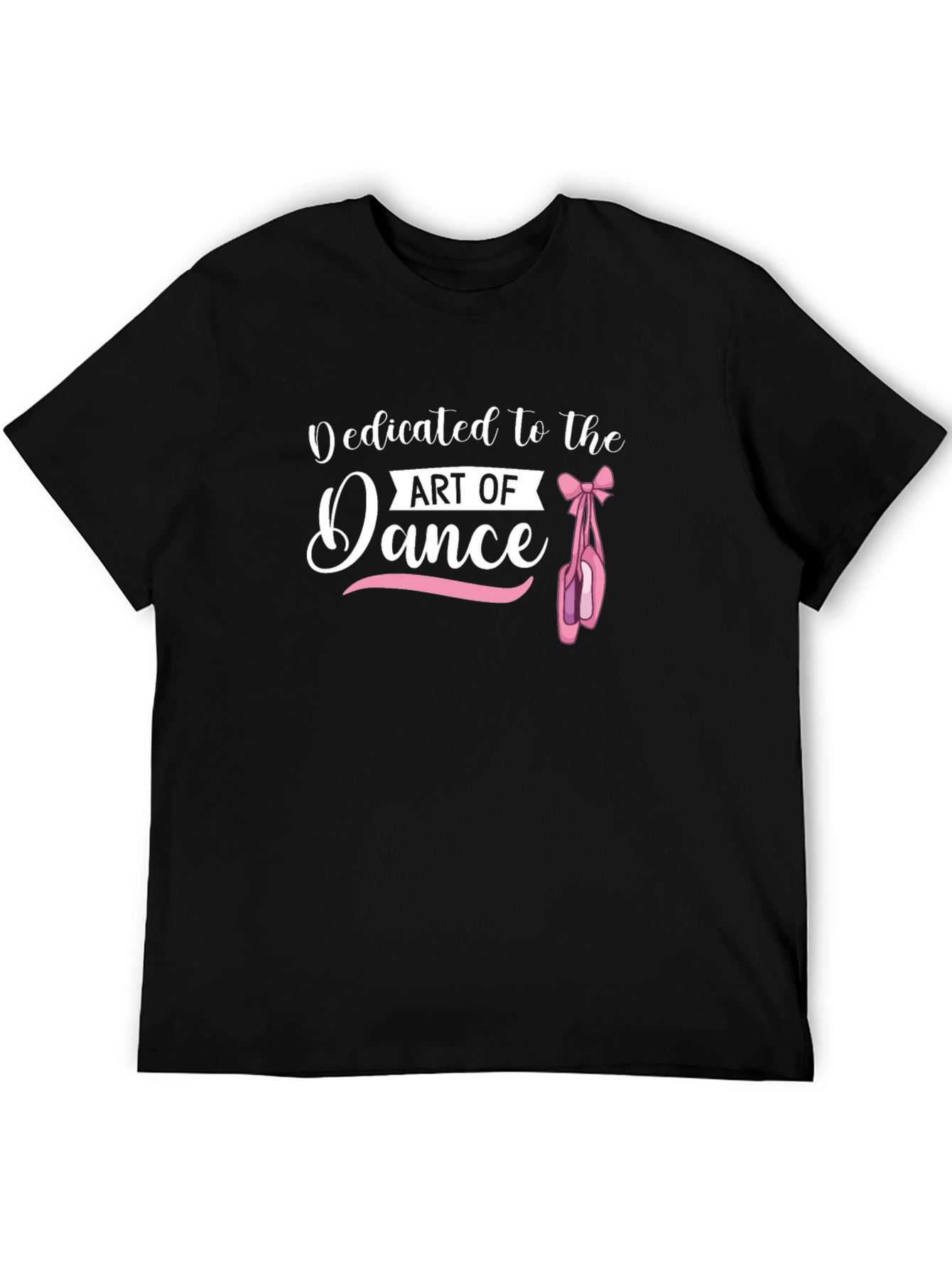 Dedicated to Dance Black Graphic T-Shirt