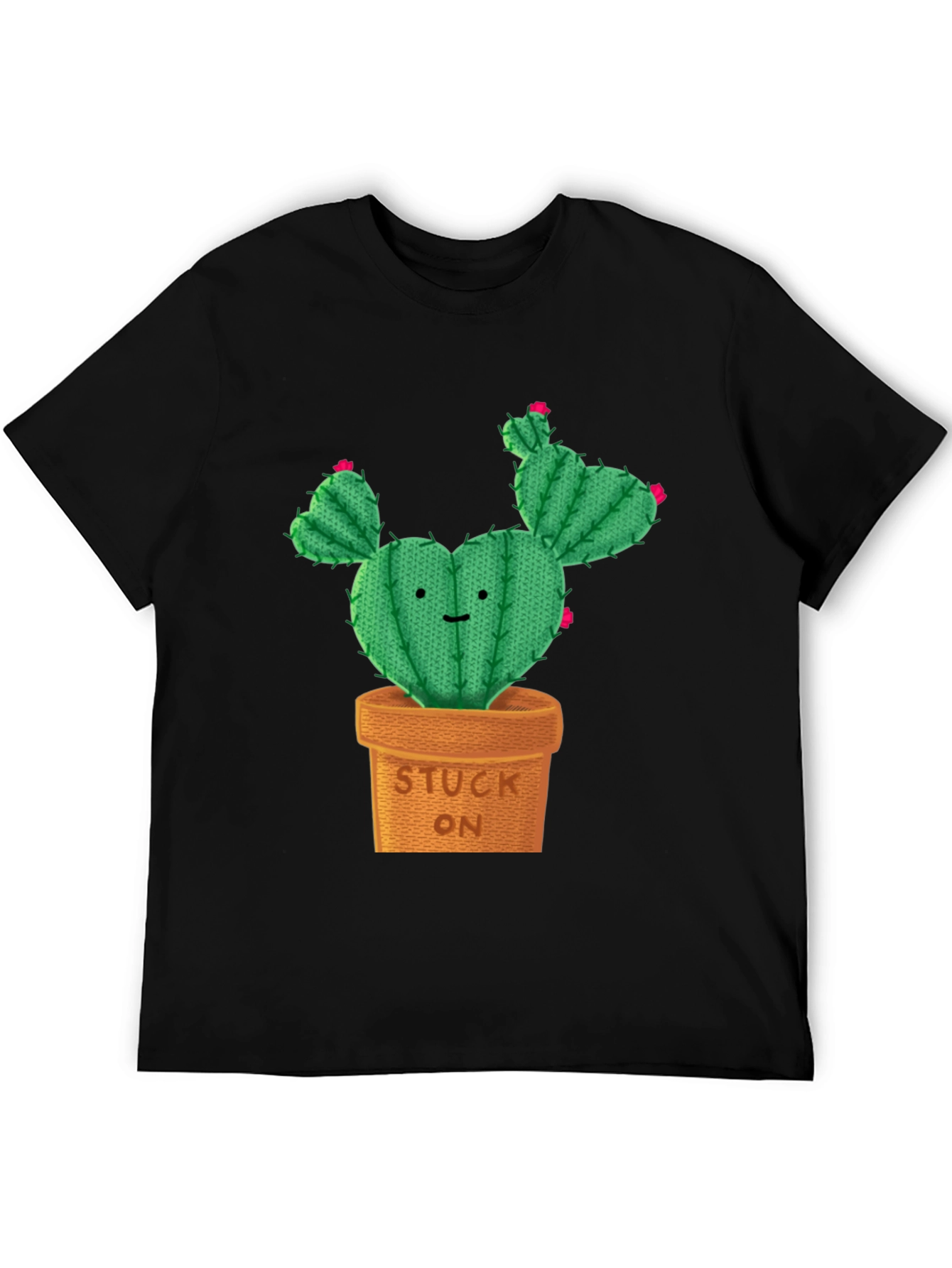 Cute Cactus Stuck On Graphic Tee