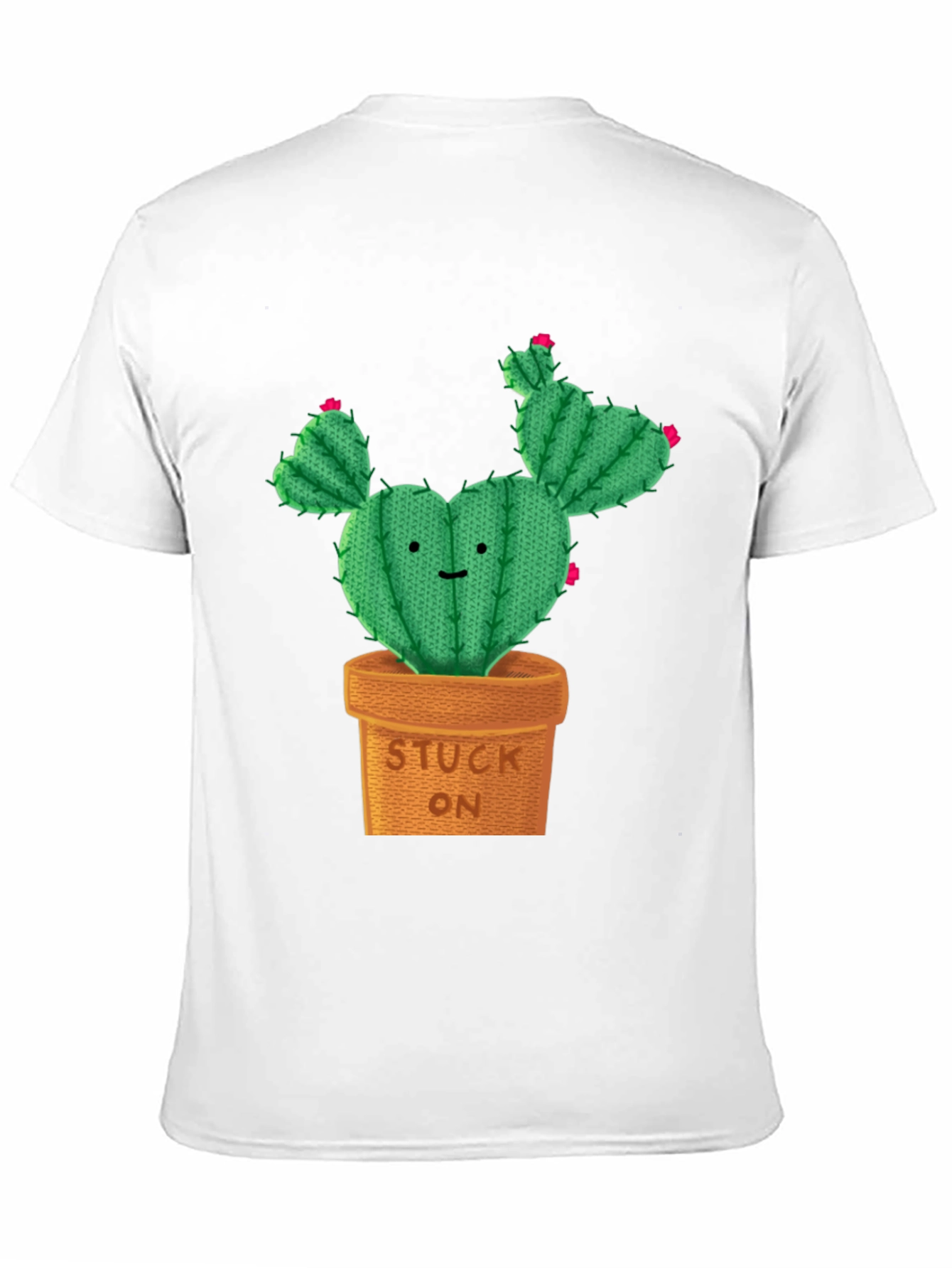 Cute Cactus Stuck On Graphic Tee