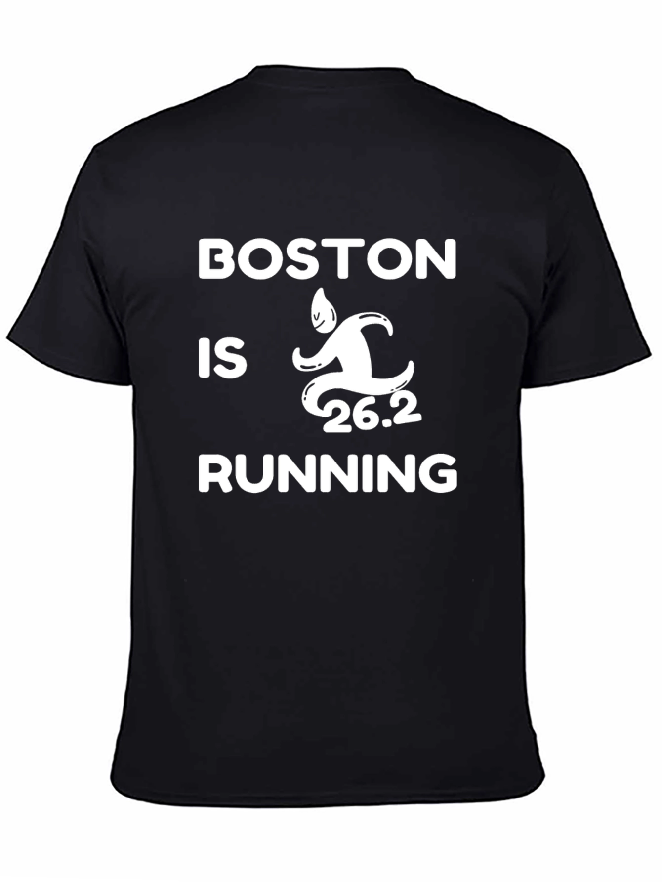 Boston is Running T-Shirt 26.2 Marathon Tee