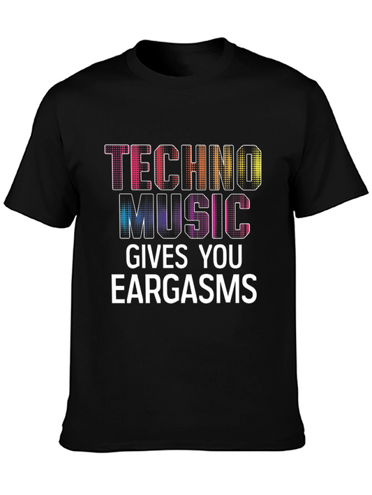 Techno Music Eargasm Graphic Tee