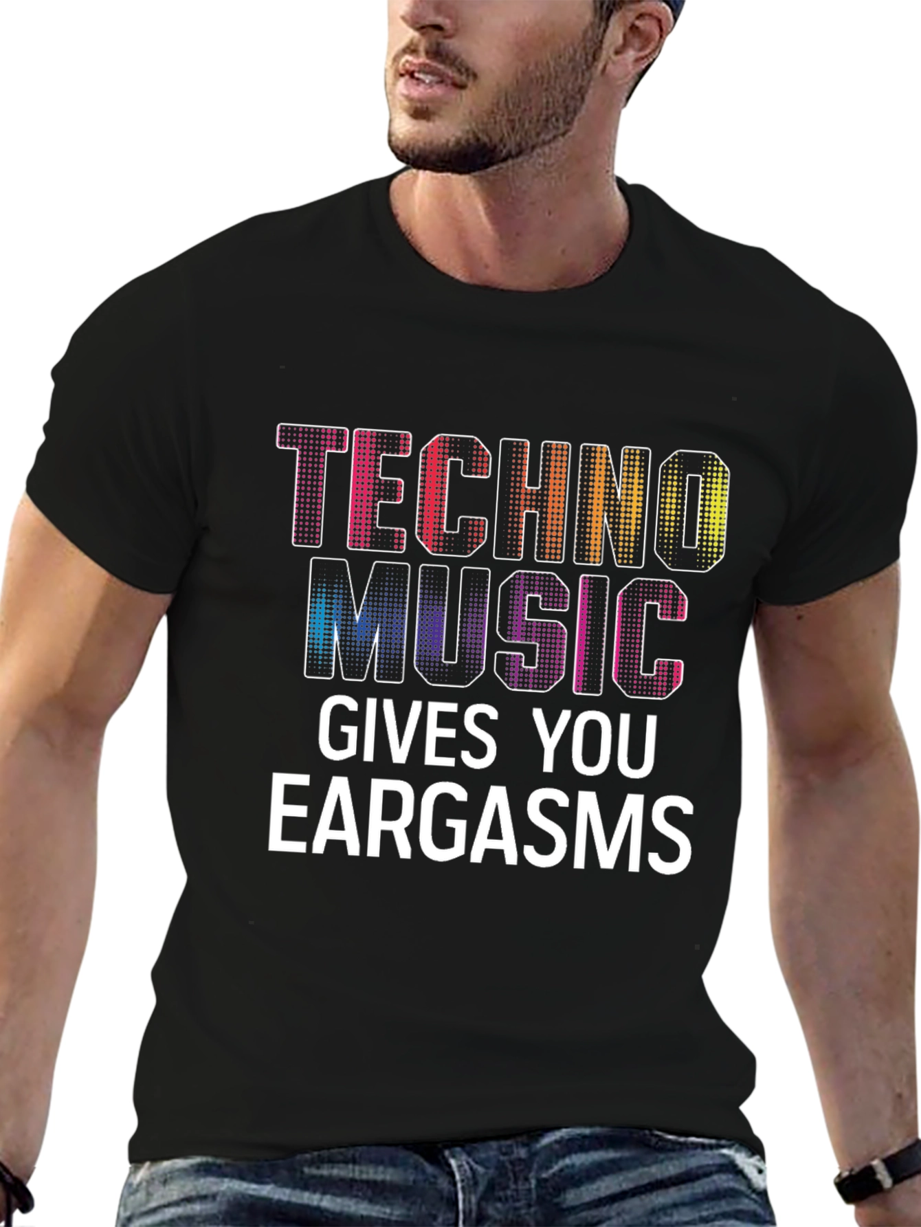 Techno Music Eargasm Graphic Tee