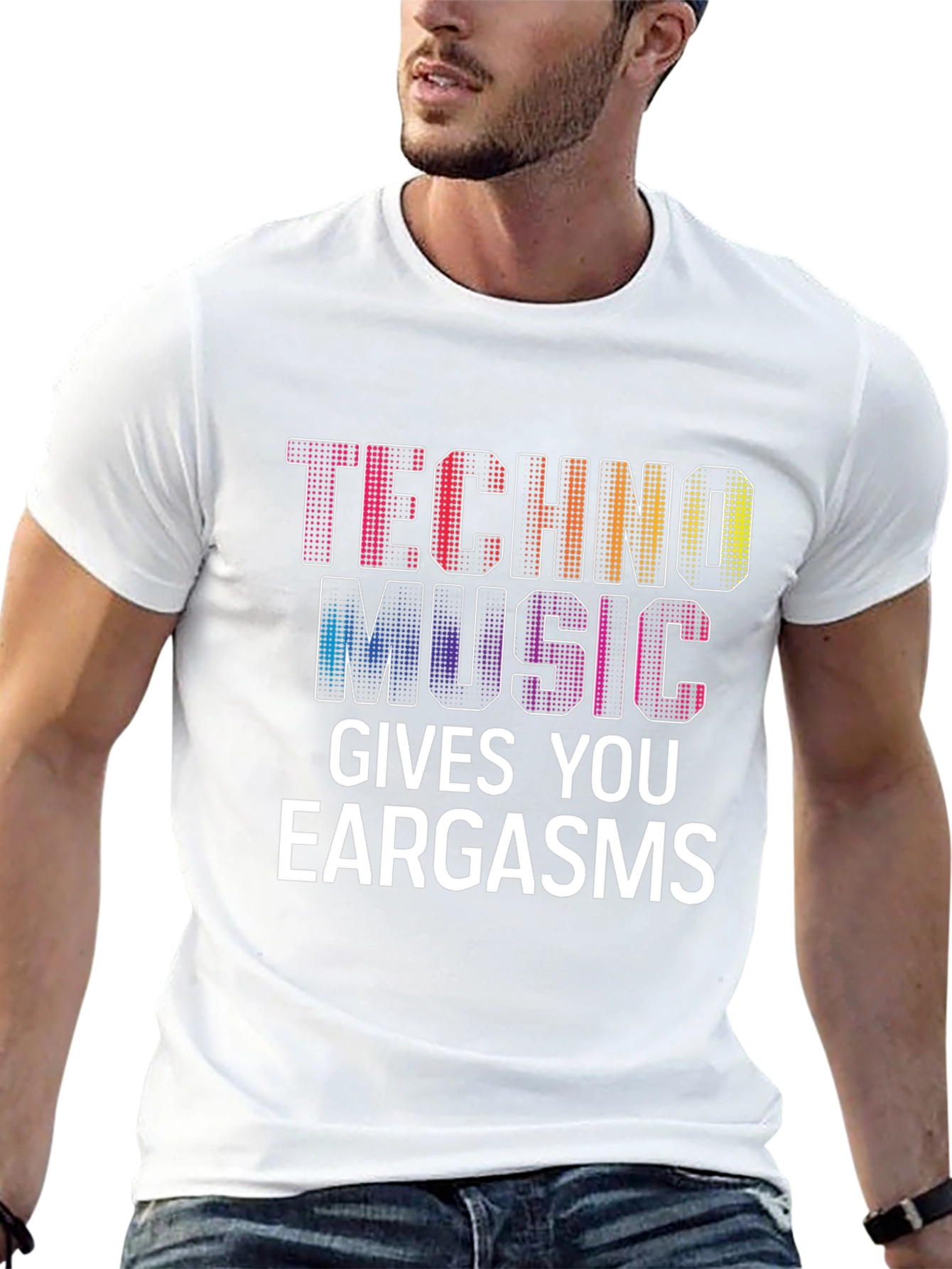 Techno Music Eargasm Graphic Tee
