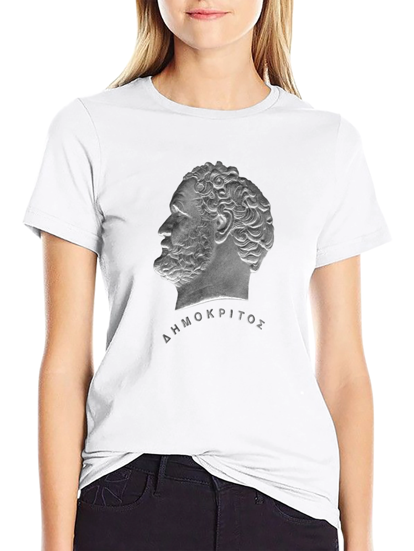 Democritus T-Shirt - Philosopher Portrait Tee