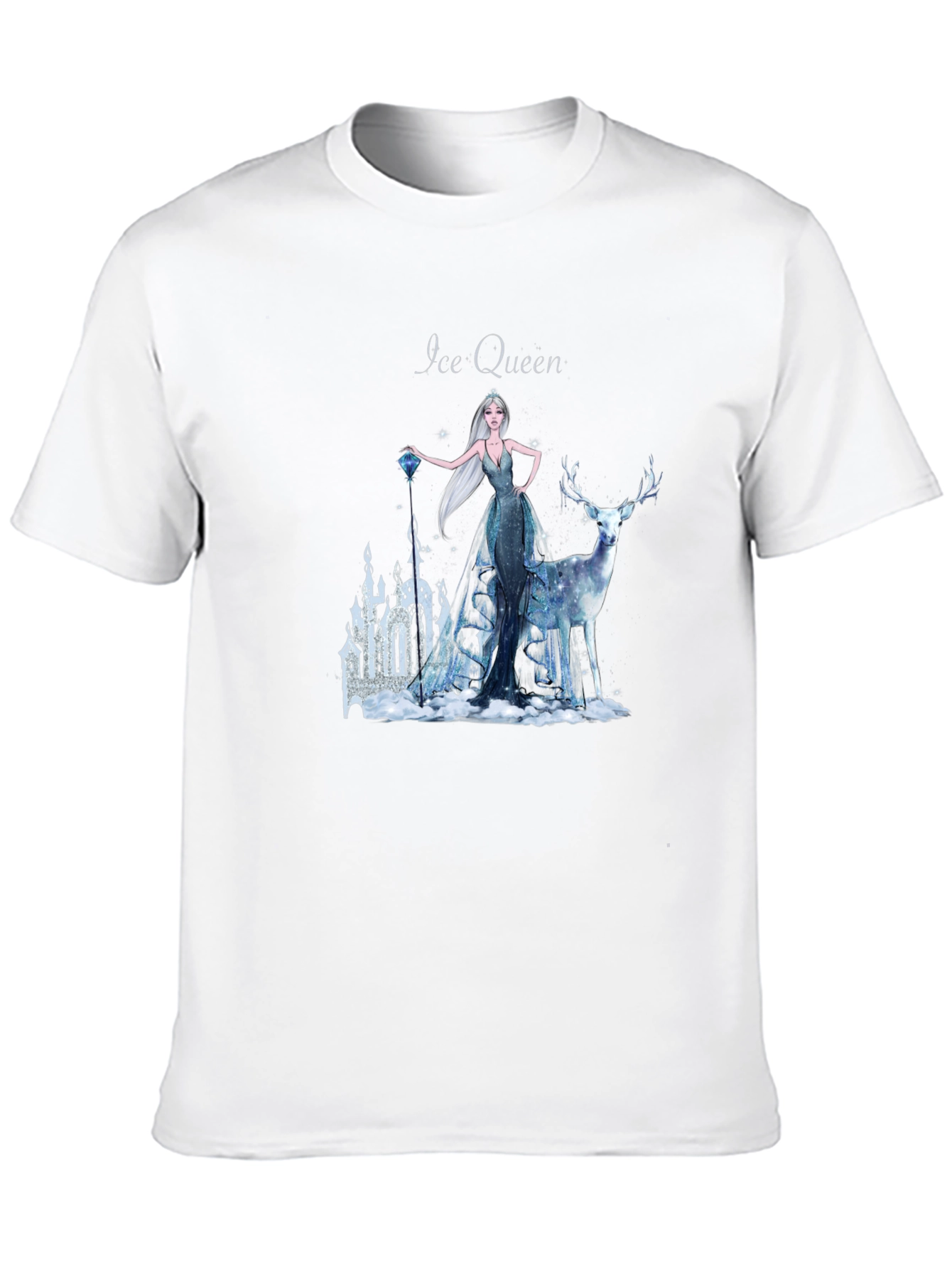 Ice Queen Graphic T-Shirt - Mystical Winter Design