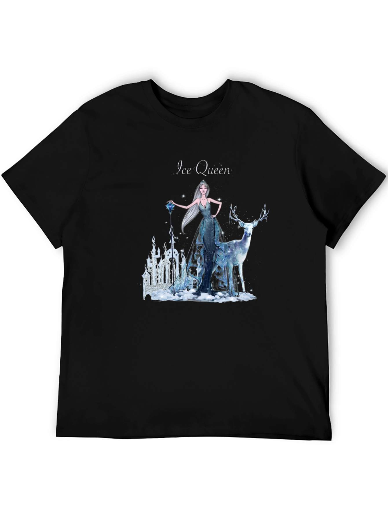 Ice Queen Graphic T-Shirt - Mystical Winter Design