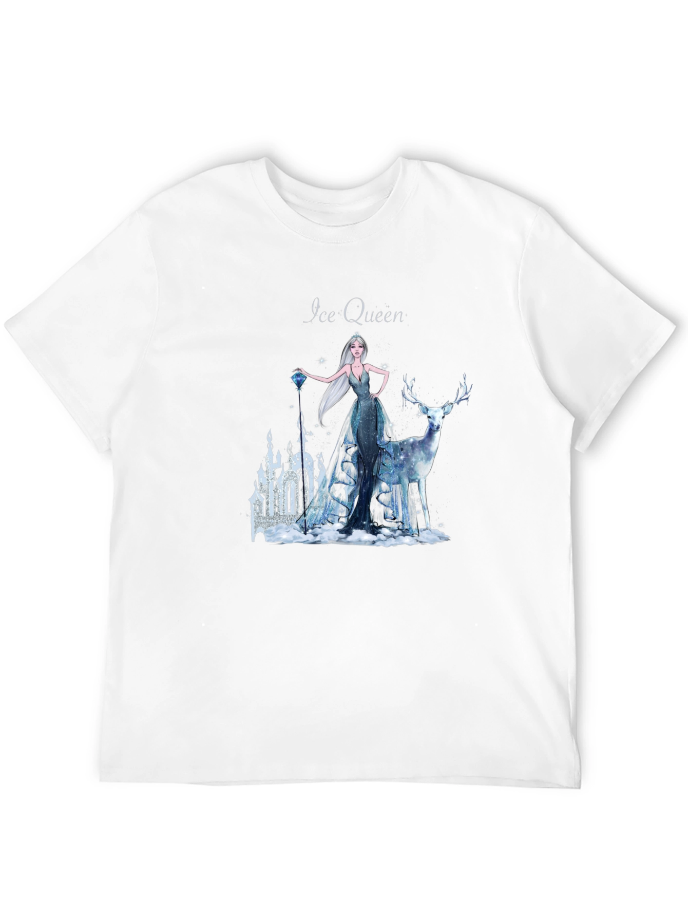 Ice Queen Graphic T-Shirt - Mystical Winter Design