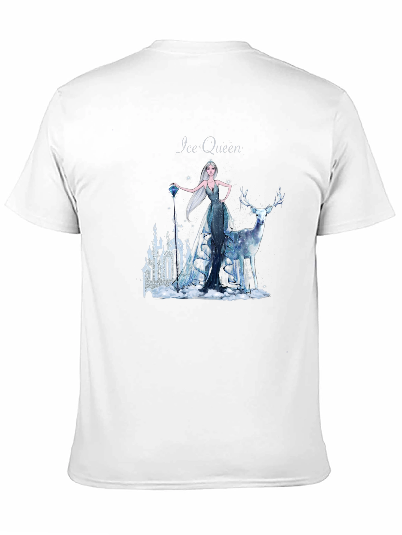 Ice Queen Graphic T-Shirt - Mystical Winter Design