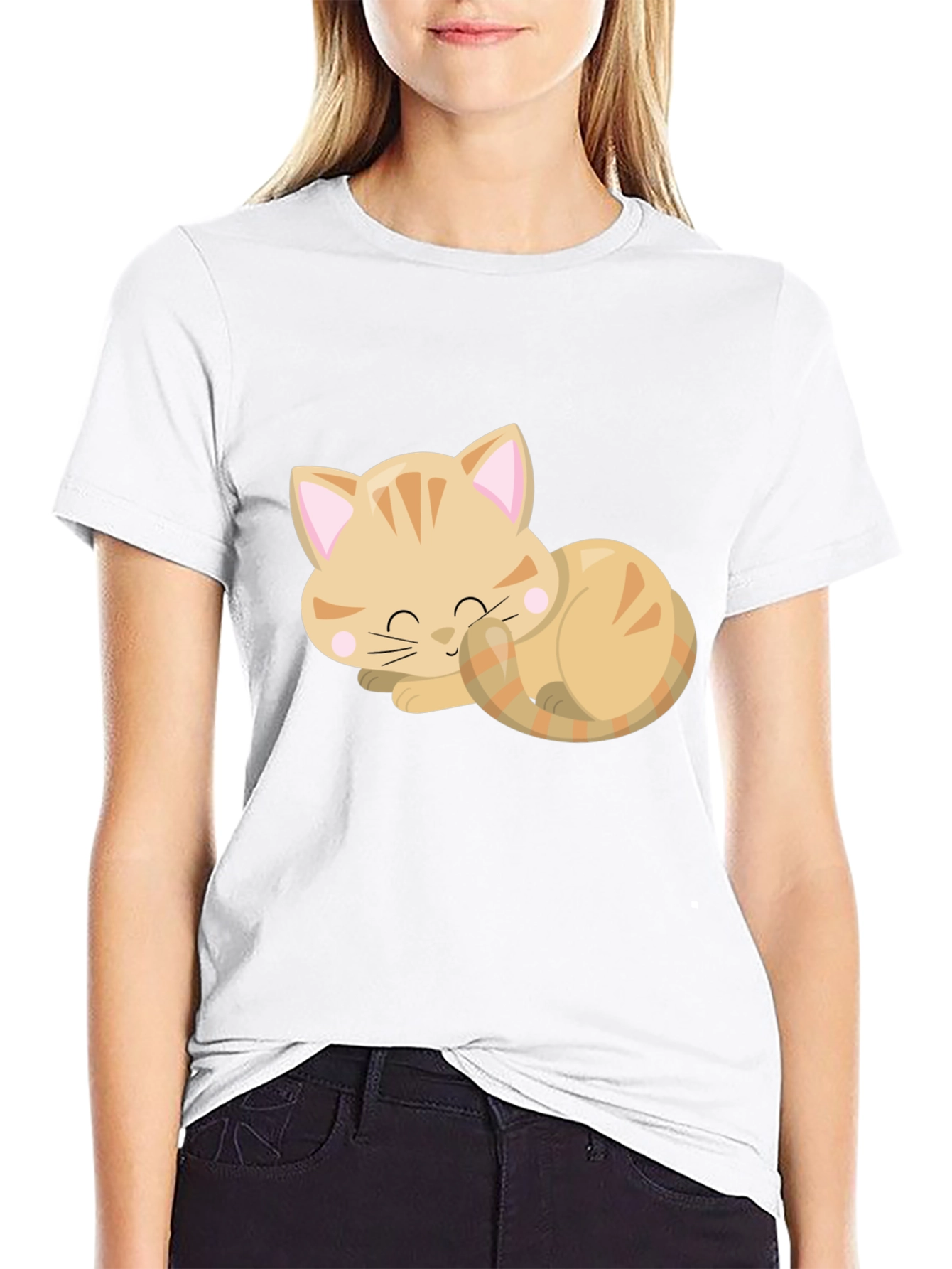 Cute Cat Nap T-Shirt