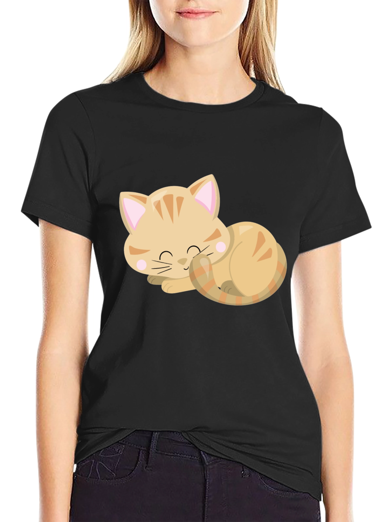 Cute Cat Nap T-Shirt