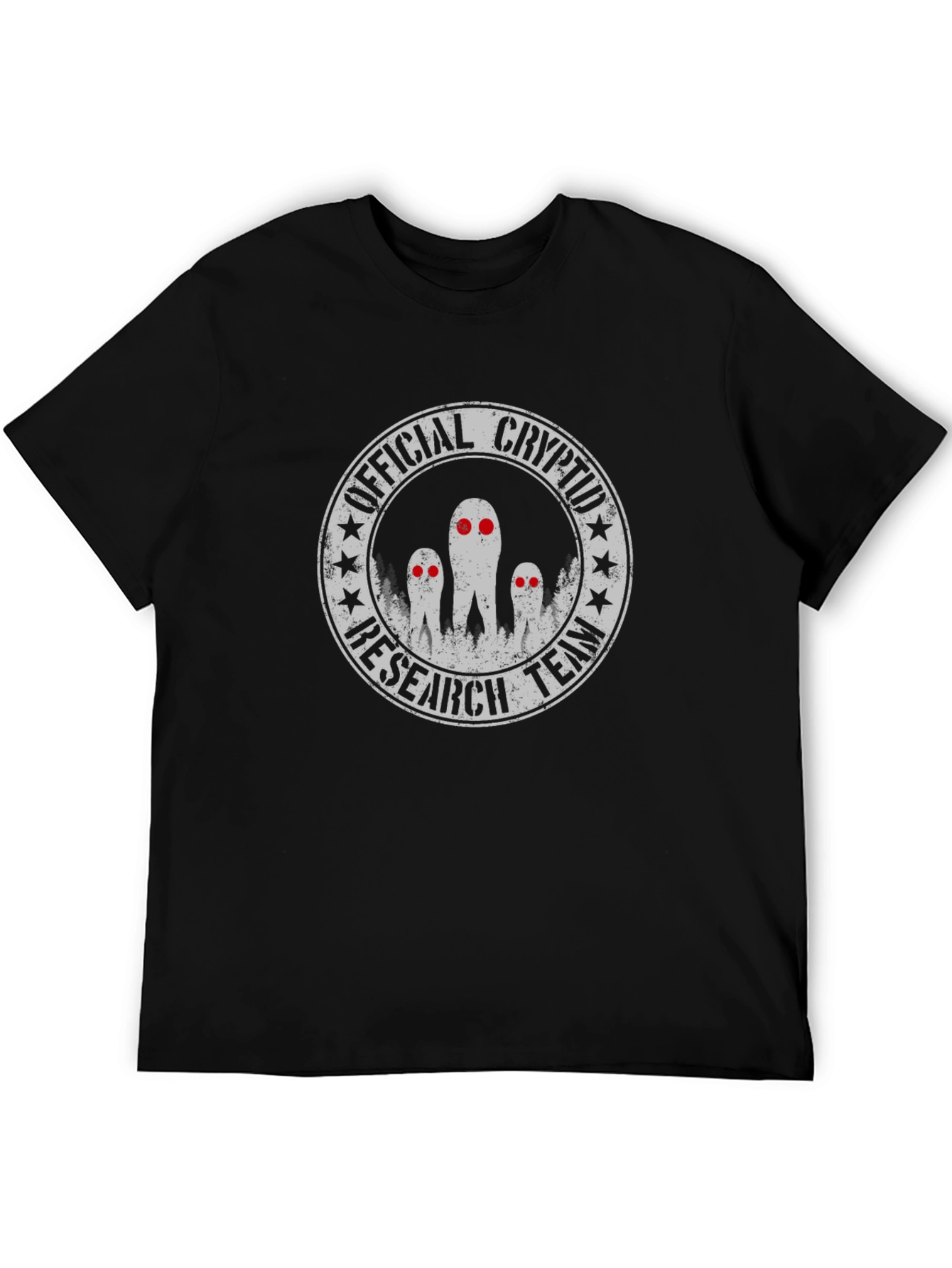 Official Cryptid Research Team Black T-Shirt
