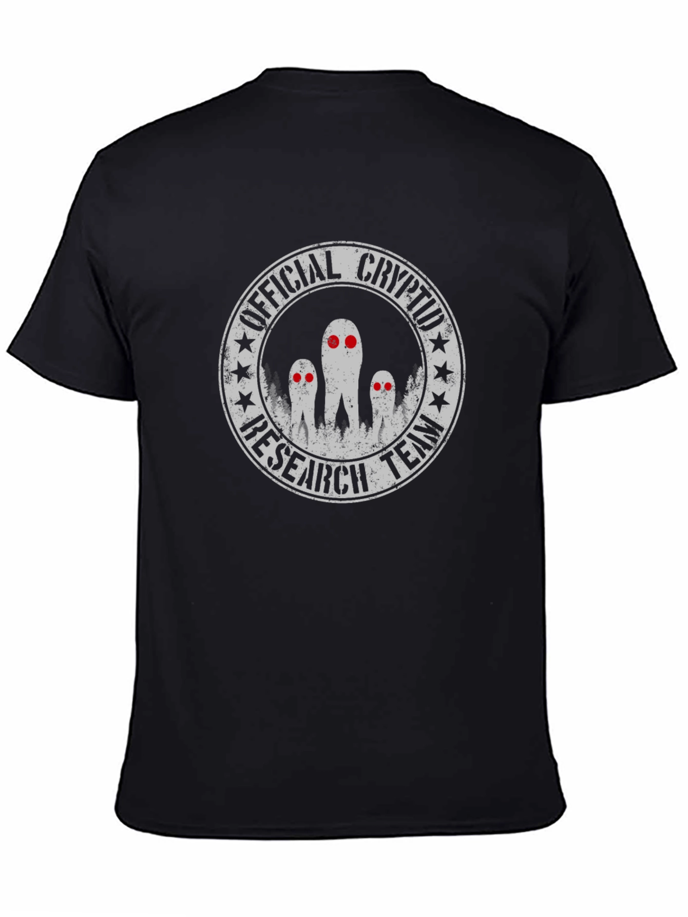 Official Cryptid Research Team Black T-Shirt